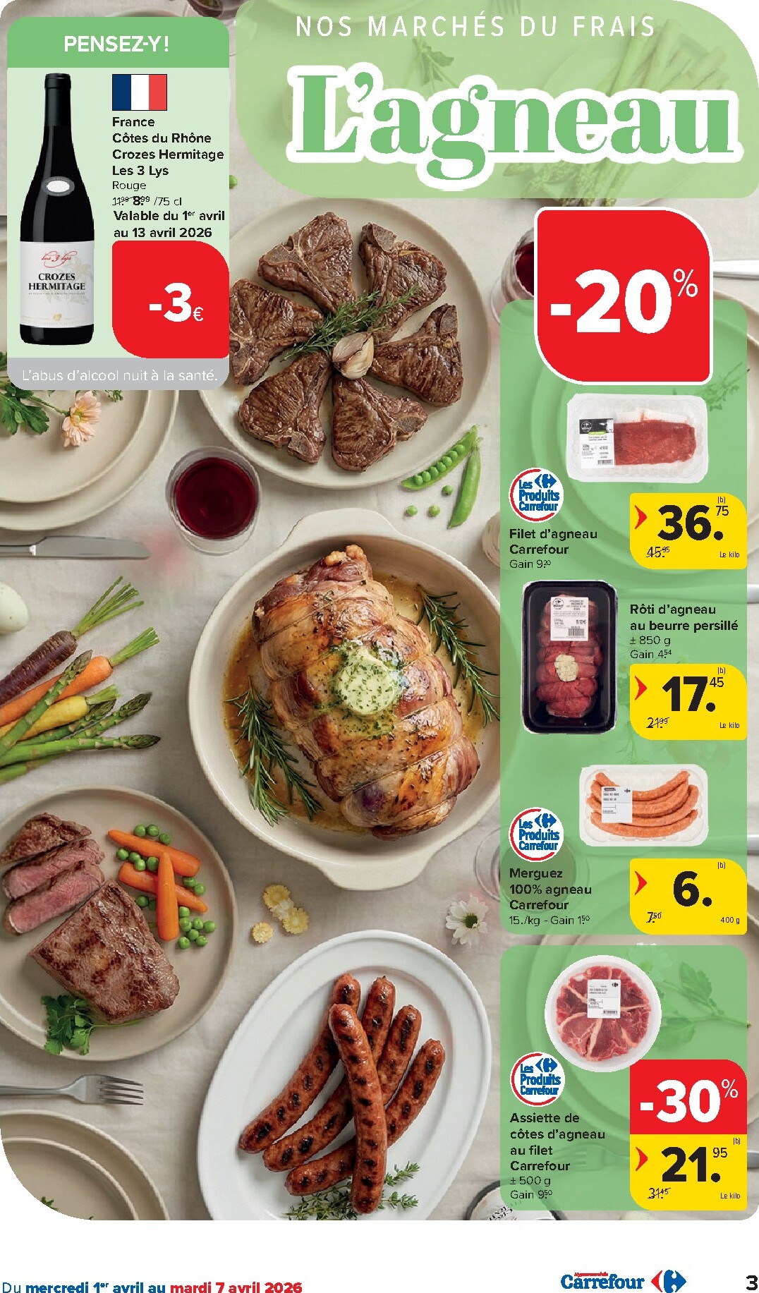 carrefour - De Carrefour Hypermarchés folder geldig vanaf 01/04/2026 t/m 13/04/2026 - page: 3