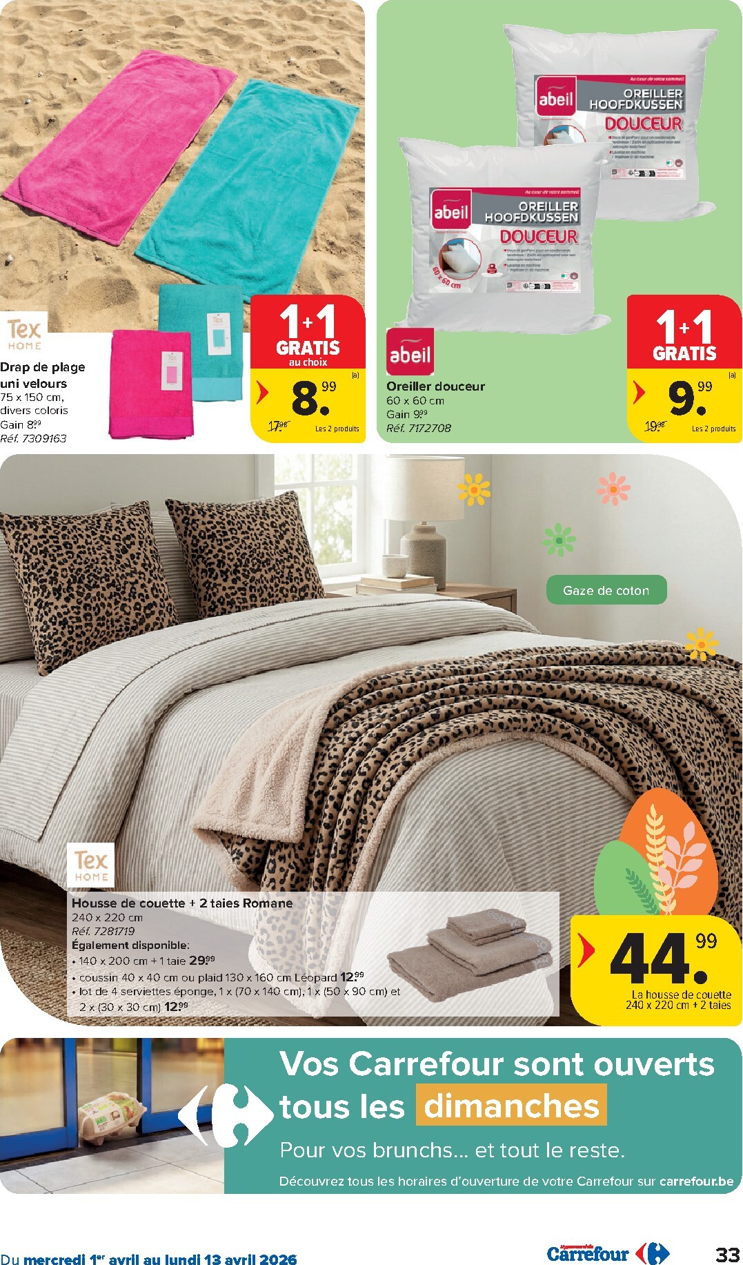 carrefour - De Carrefour Hypermarchés folder geldig vanaf 01/04/2026 t/m 13/04/2026 - page: 33