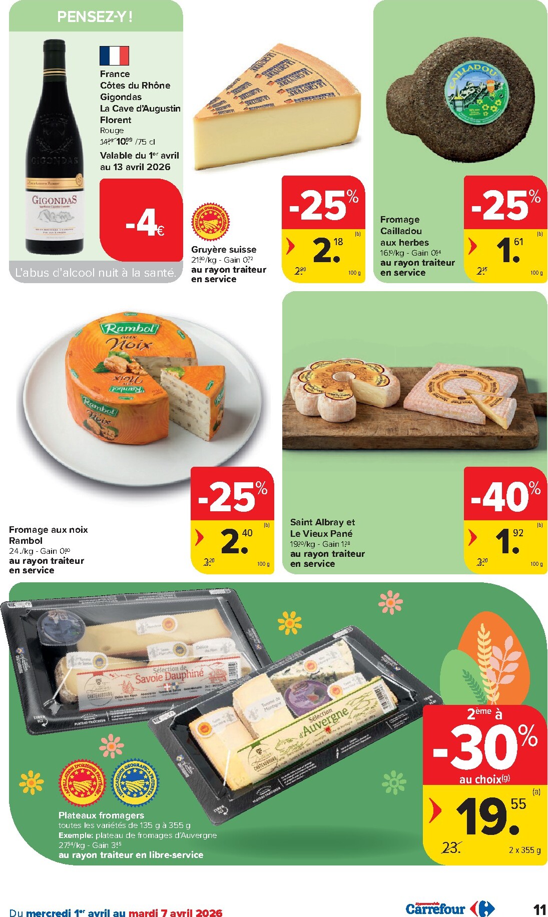 carrefour - De Carrefour Hypermarchés folder geldig vanaf 01/04/2026 t/m 13/04/2026 - page: 11
