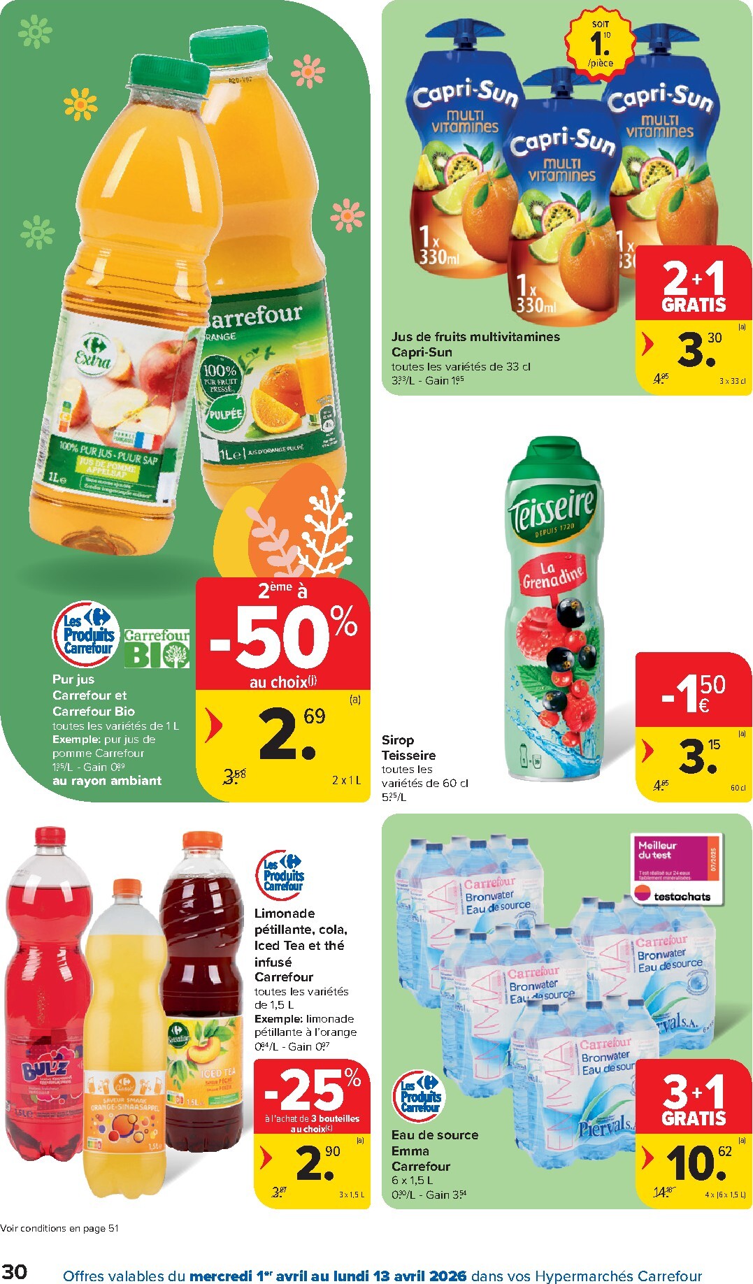 carrefour - De Carrefour Hypermarchés folder geldig vanaf 01/04/2026 t/m 13/04/2026 - page: 30