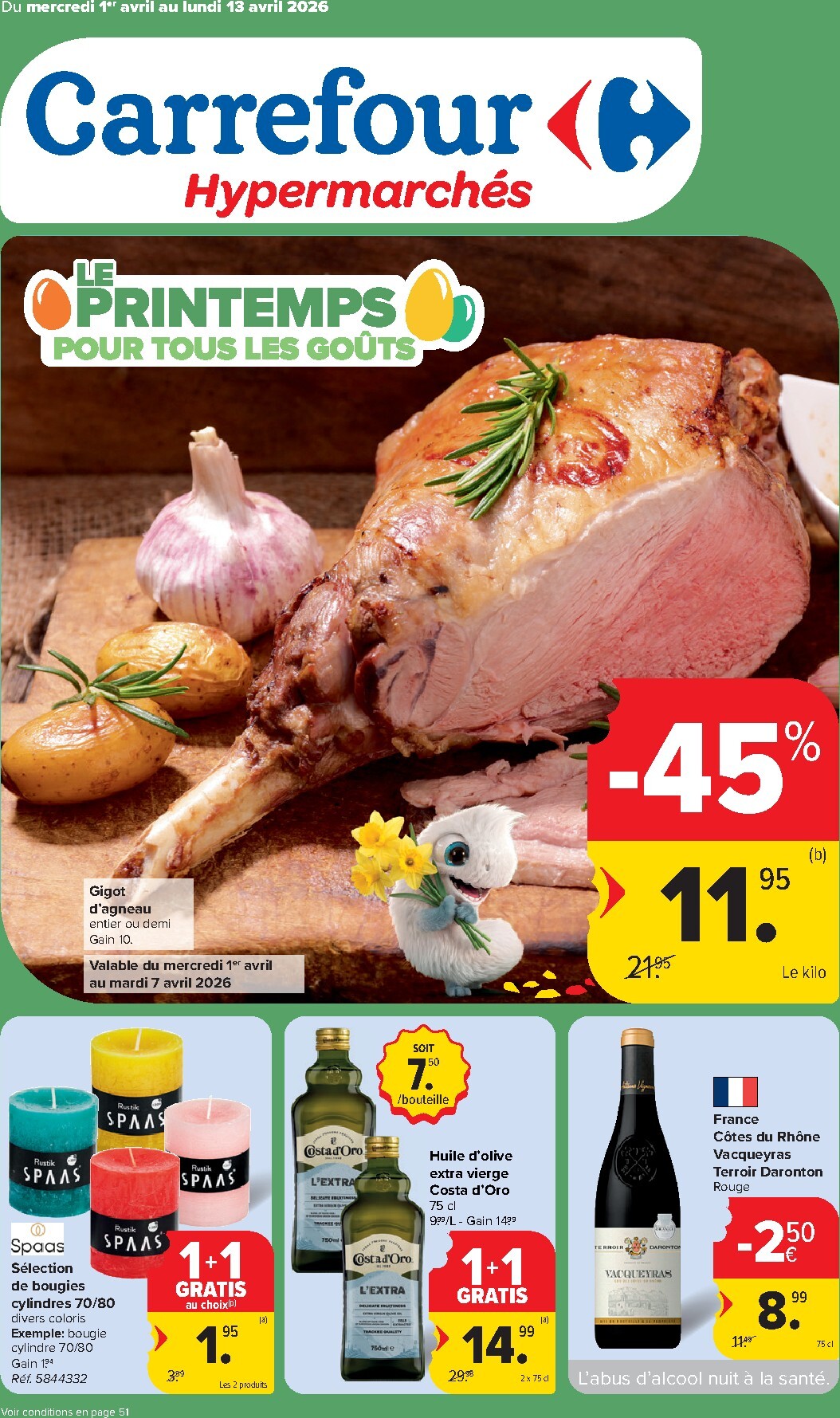 carrefour - De Carrefour Hypermarchés folder geldig vanaf 01/04/2026 t/m 13/04/2026