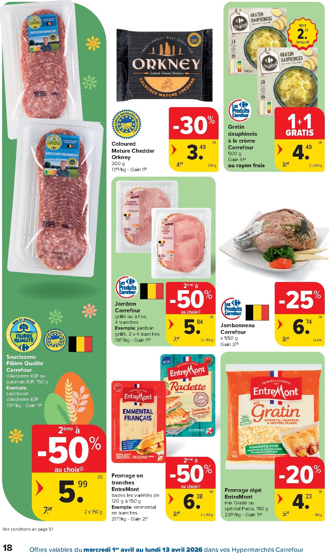 carrefour - De Carrefour Hypermarchés folder geldig vanaf 01/04/2026 t/m 13/04/2026 - page: 18