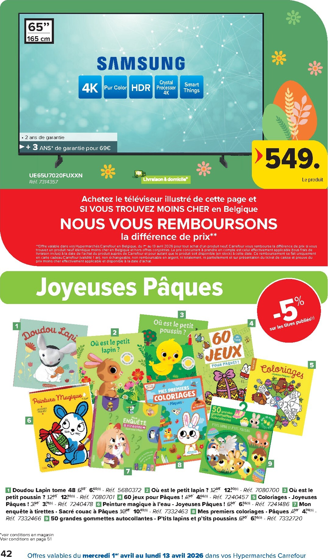 carrefour - De Carrefour Hypermarchés folder geldig vanaf 01/04/2026 t/m 13/04/2026 - page: 42