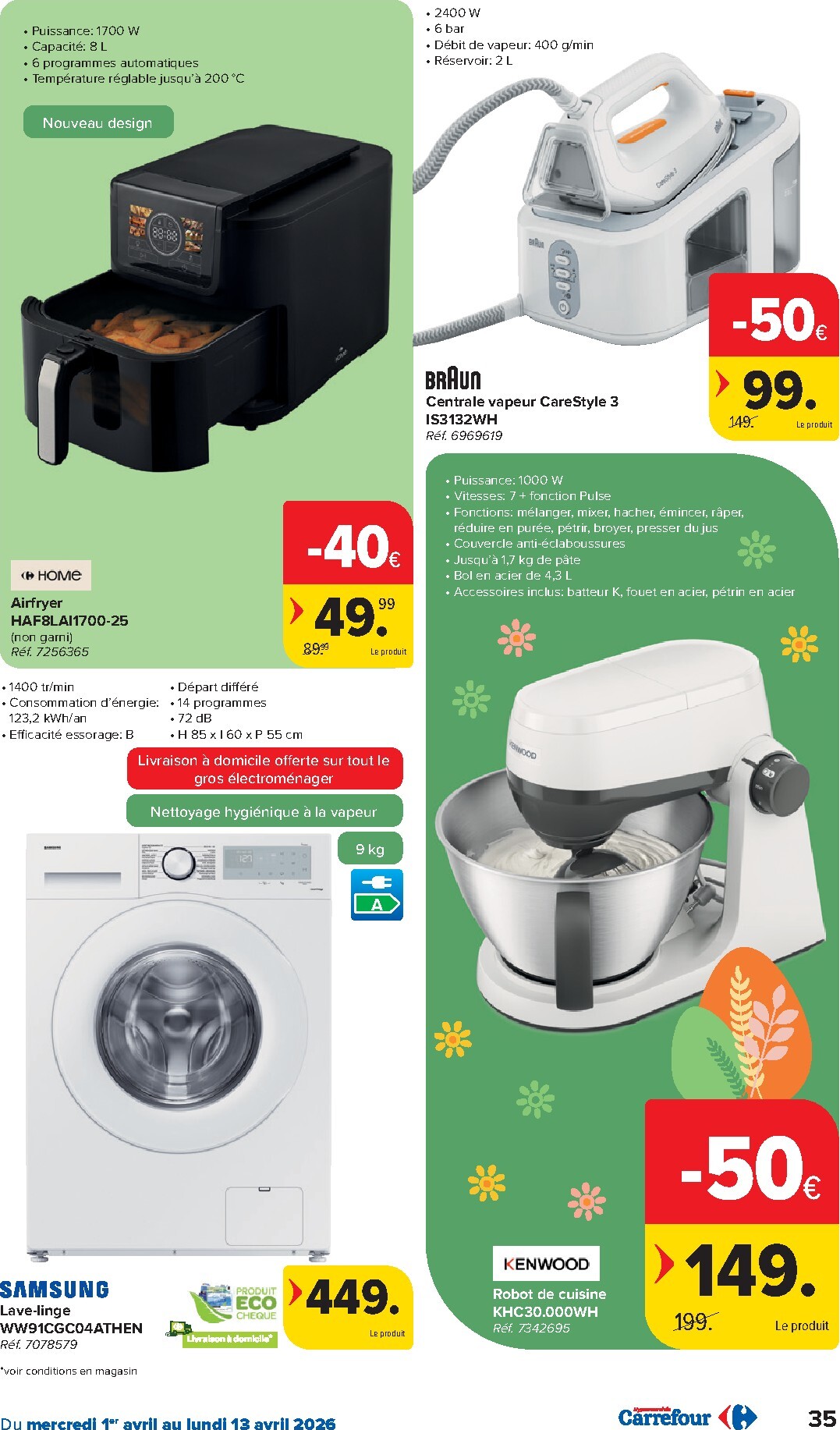 carrefour - De Carrefour Hypermarchés folder geldig vanaf 01/04/2026 t/m 13/04/2026 - page: 35