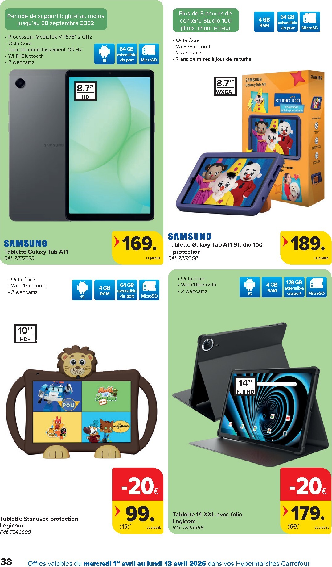 carrefour - De Carrefour Hypermarchés folder geldig vanaf 01/04/2026 t/m 13/04/2026 - page: 38