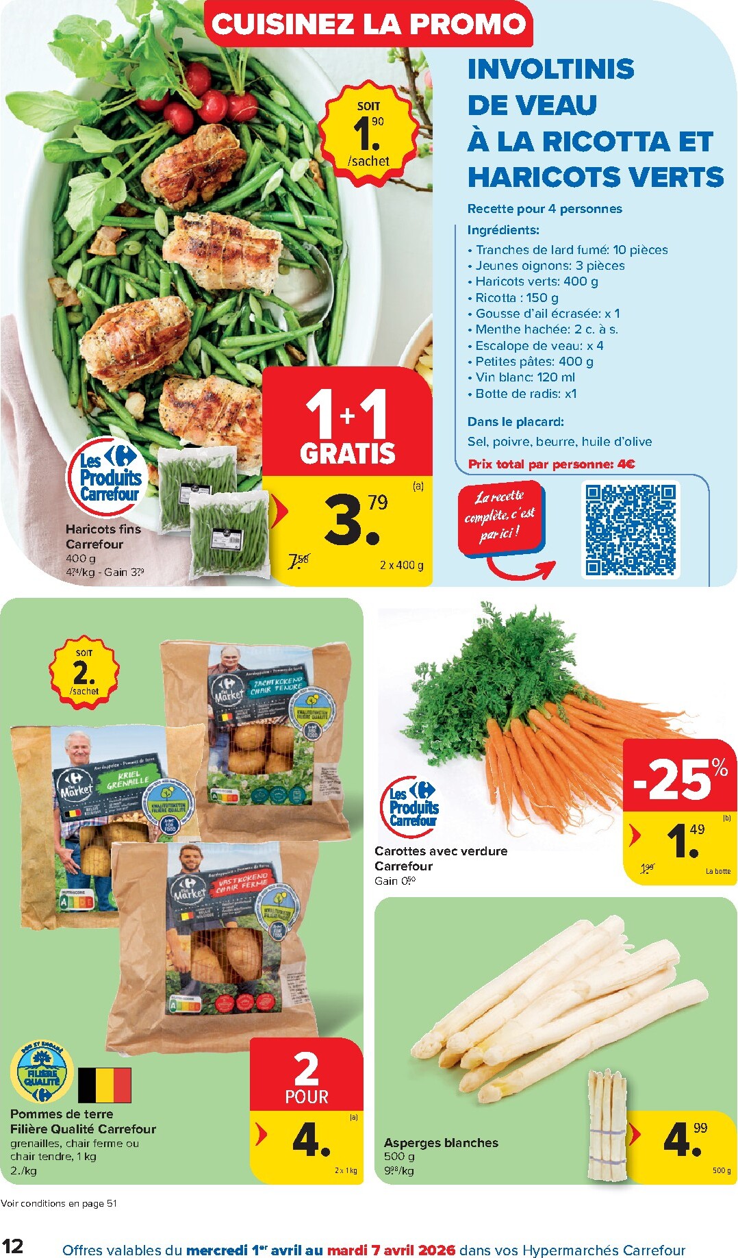 carrefour - De Carrefour Hypermarchés folder geldig vanaf 01/04/2026 t/m 13/04/2026 - page: 12