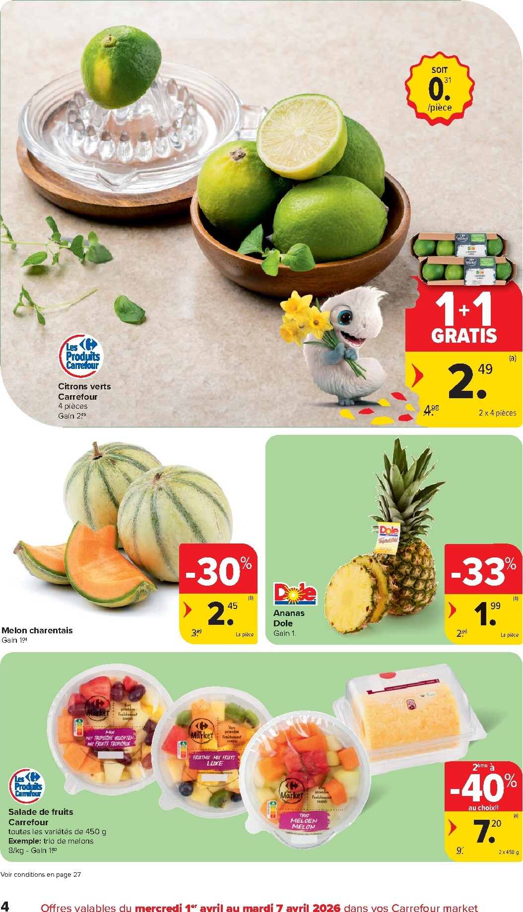 carrefour - De Carrefour Market folder geldig vanaf 01/04/2026 t/m 07/04/2026 - page: 4