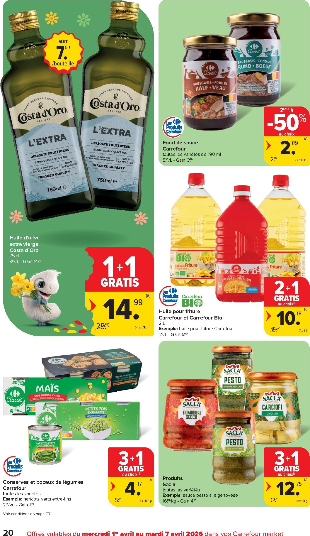 carrefour - De Carrefour Market folder geldig vanaf 01/04/2026 t/m 07/04/2026 - page: 20