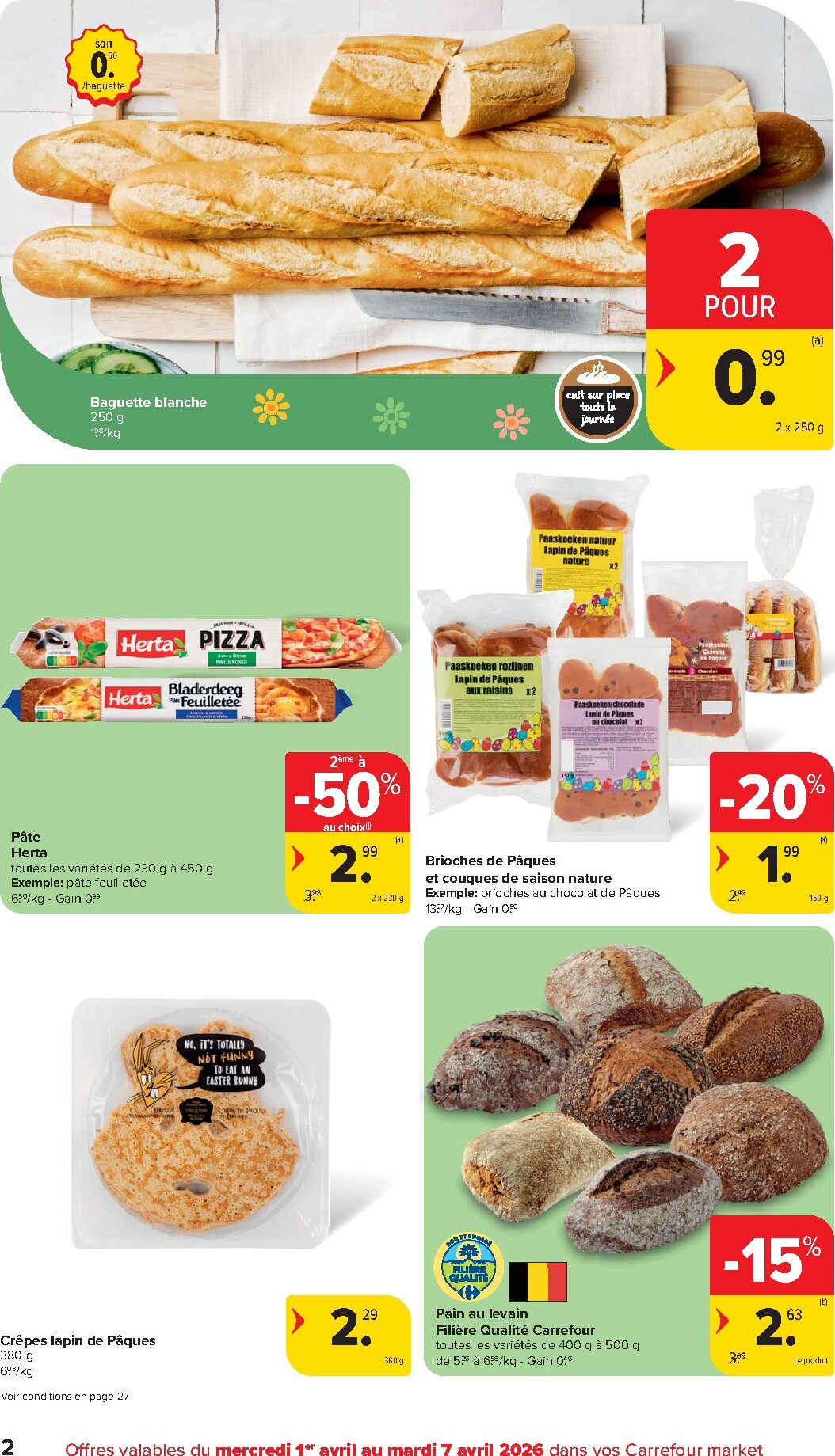 carrefour - De Carrefour Market folder geldig vanaf 01/04/2026 t/m 07/04/2026 - page: 2