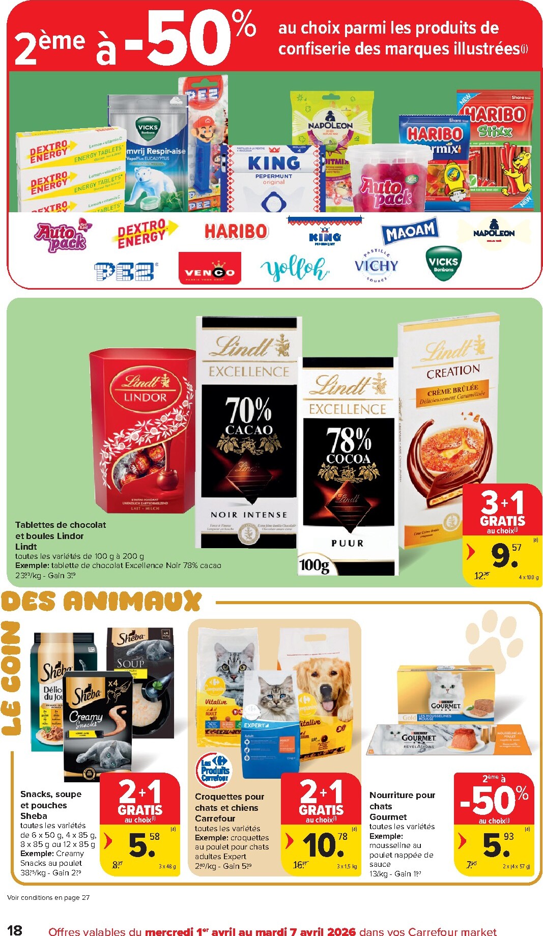 carrefour - De Carrefour Market folder geldig vanaf 01/04/2026 t/m 07/04/2026 - page: 18