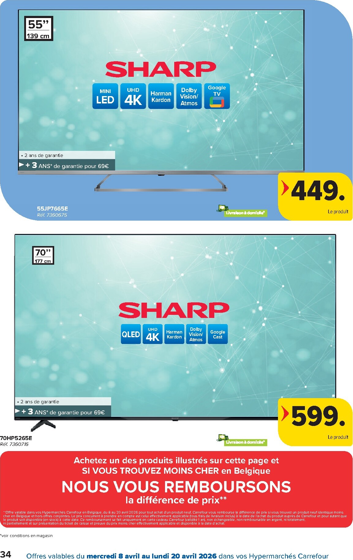 carrefour - De Carrefour Hypermarchés folder geldig vanaf 08/04/2026 t/m 20/04/2026 - page: 34