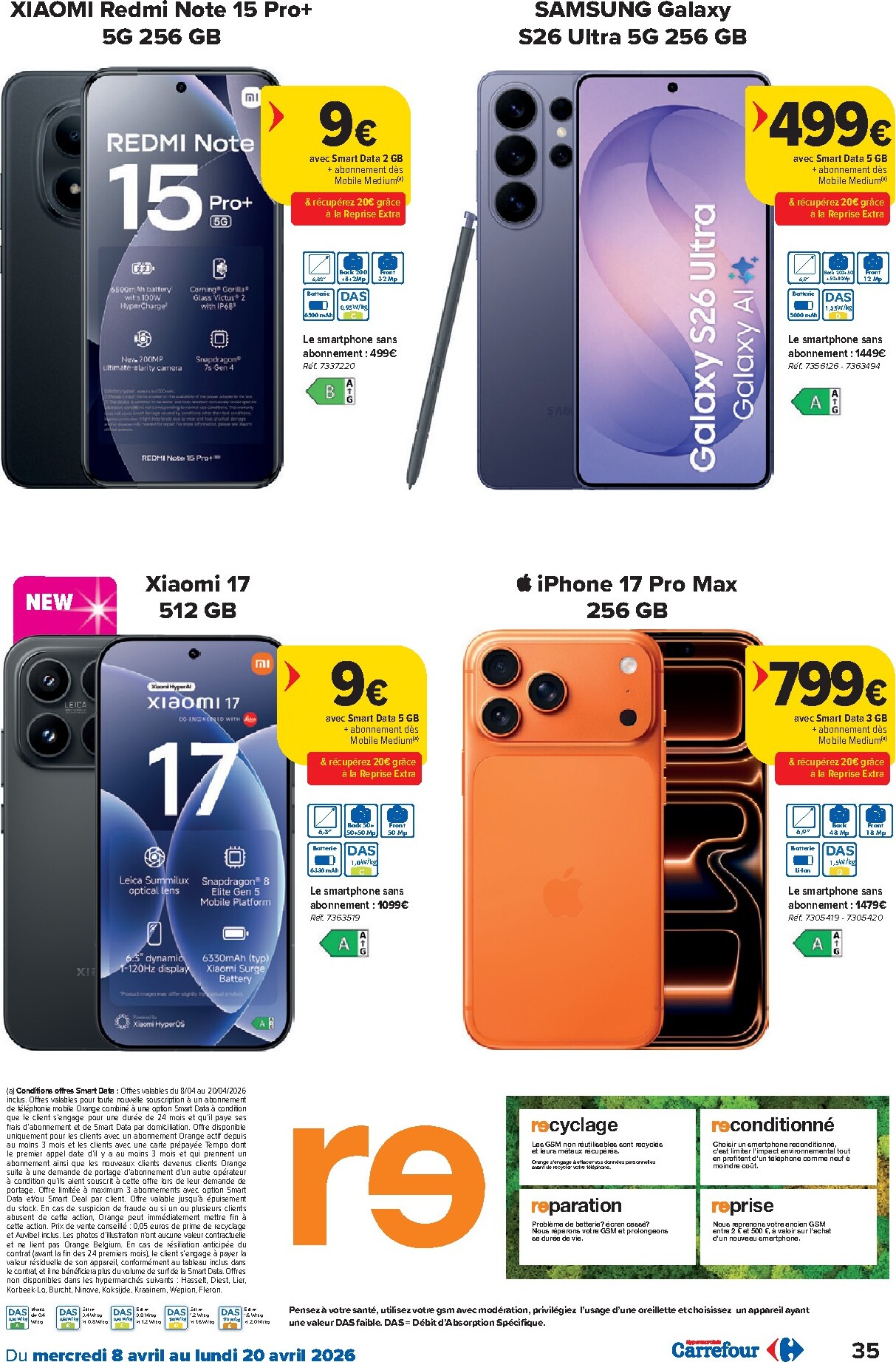 carrefour - De Carrefour Hypermarchés folder geldig vanaf 08/04/2026 t/m 20/04/2026 - page: 35