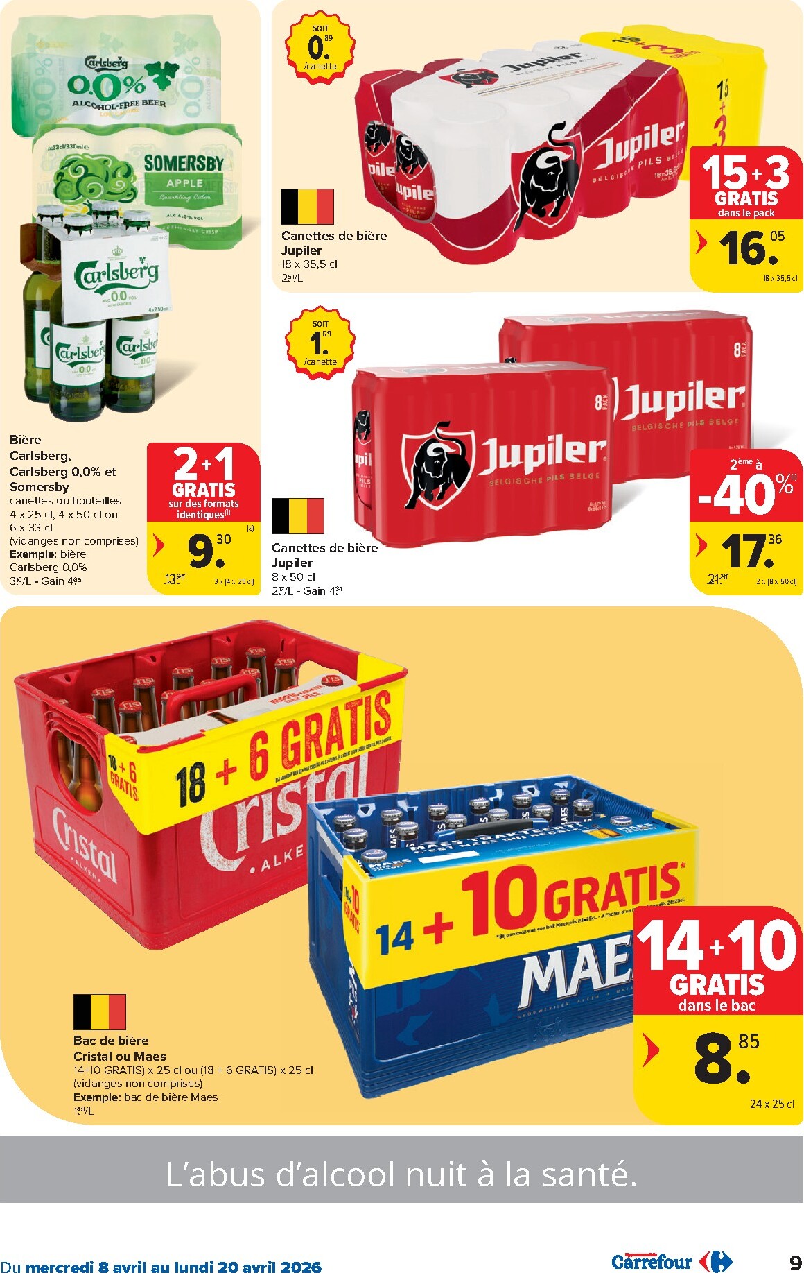 carrefour - De Carrefour Hypermarchés folder geldig vanaf 08/04/2026 t/m 20/04/2026 - page: 9