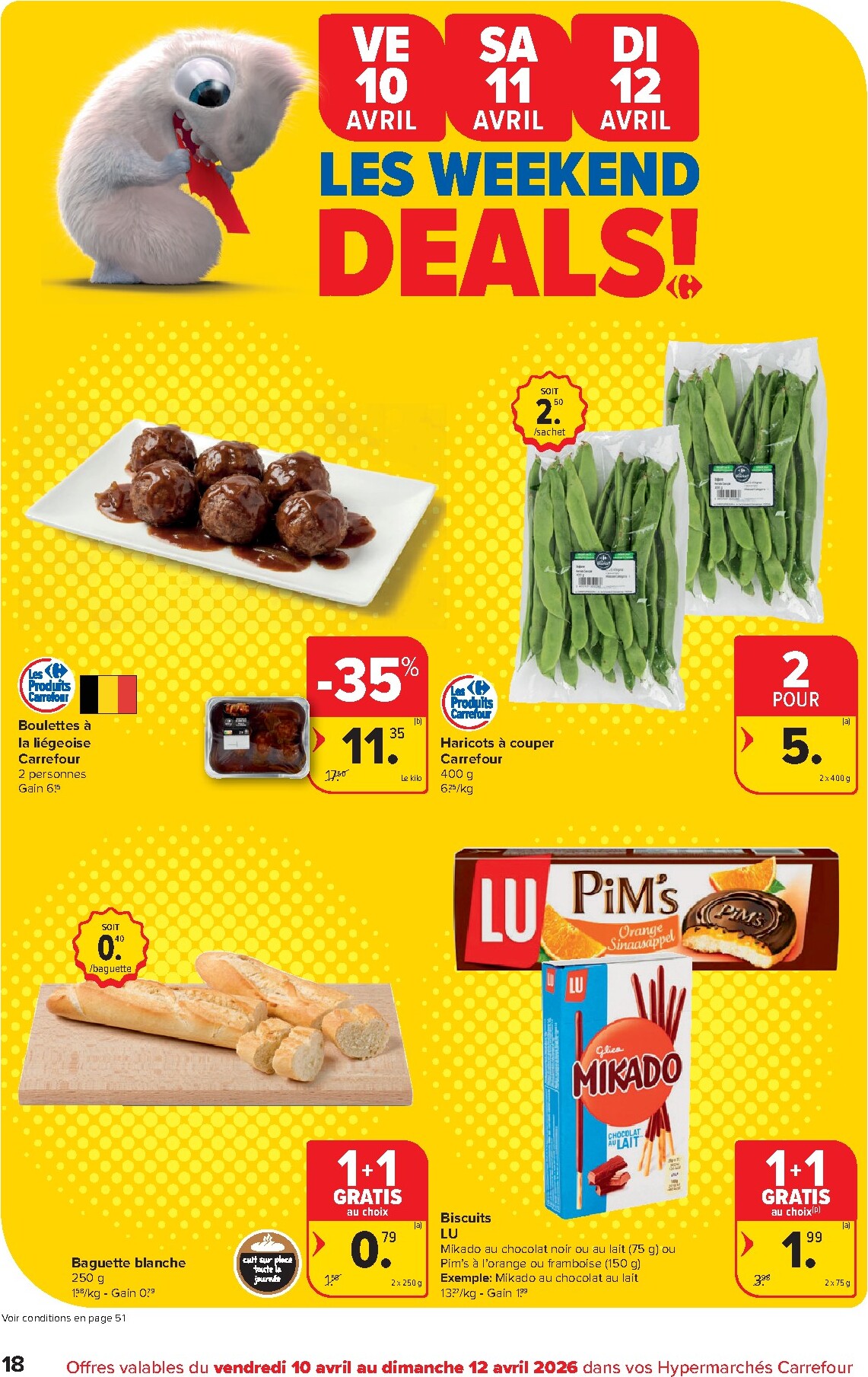 carrefour - De Carrefour Hypermarchés folder geldig vanaf 08/04/2026 t/m 20/04/2026 - page: 18