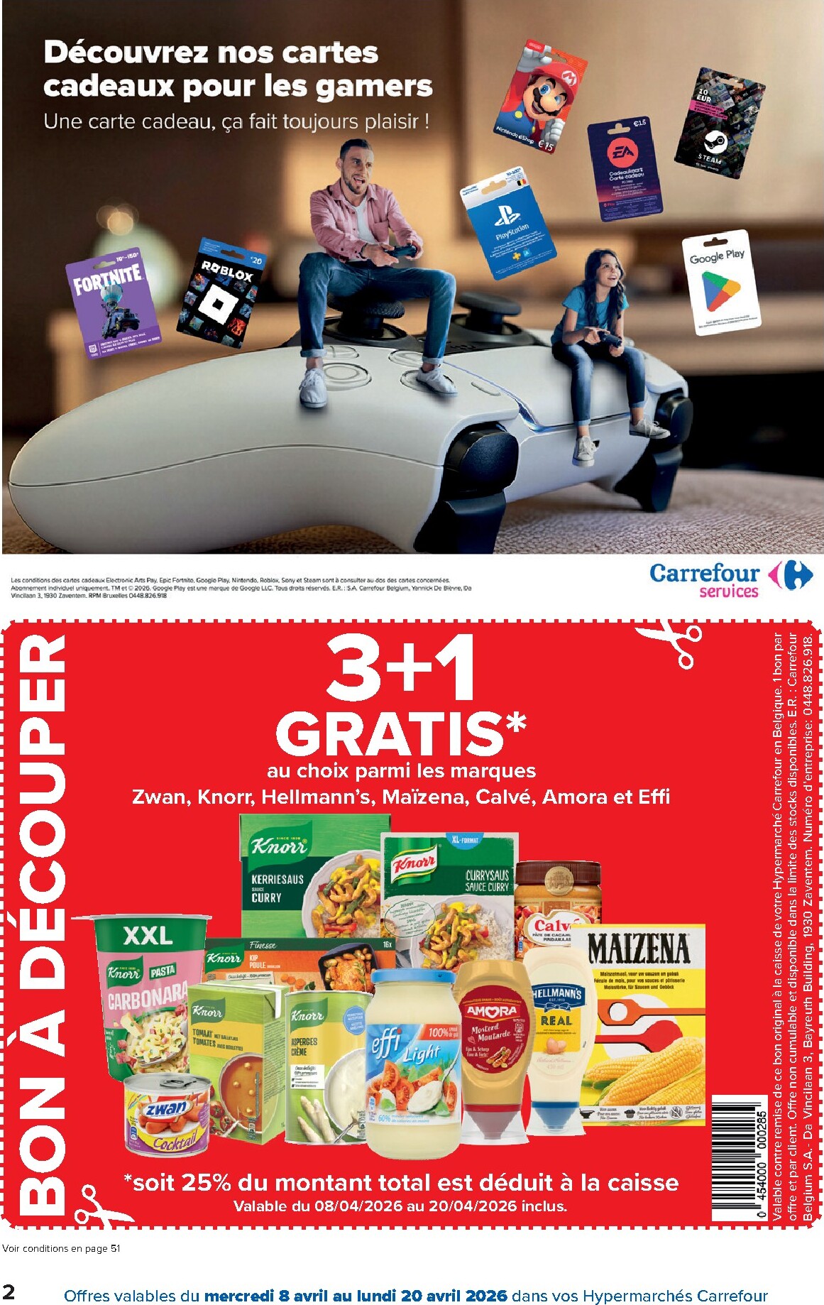 carrefour - De Carrefour Hypermarchés folder geldig vanaf 08/04/2026 t/m 20/04/2026 - page: 2