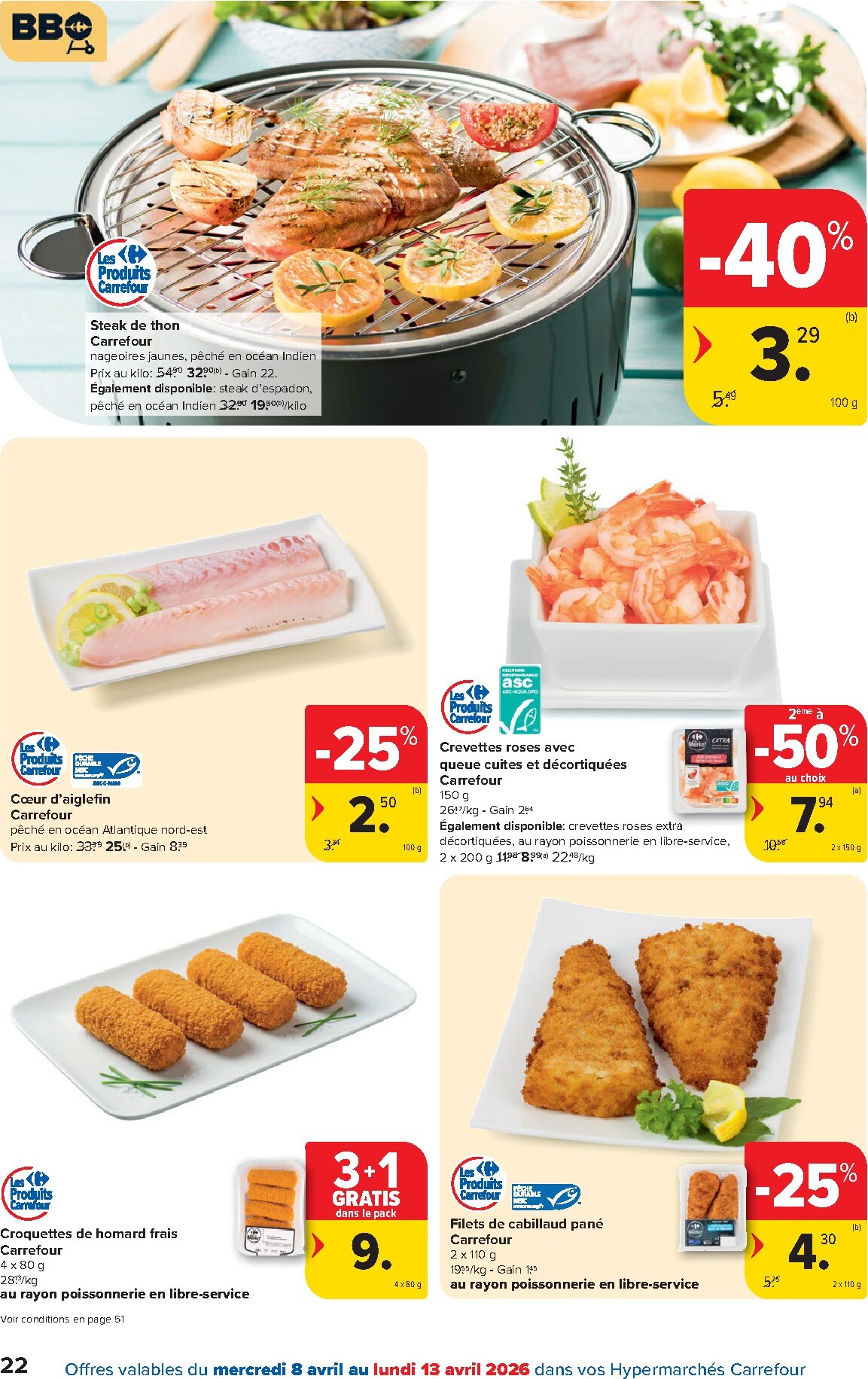 carrefour - De Carrefour Hypermarchés folder geldig vanaf 08/04/2026 t/m 20/04/2026 - page: 22