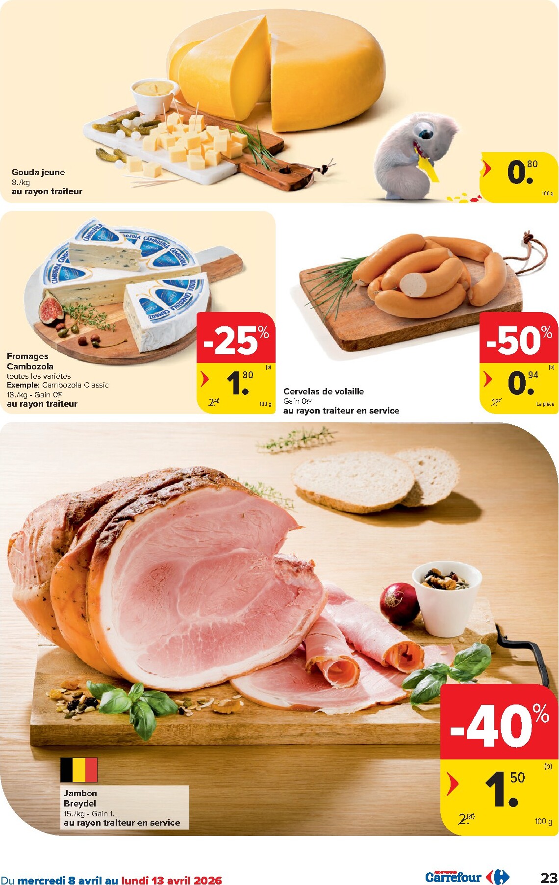carrefour - De Carrefour Hypermarchés folder geldig vanaf 08/04/2026 t/m 20/04/2026 - page: 23