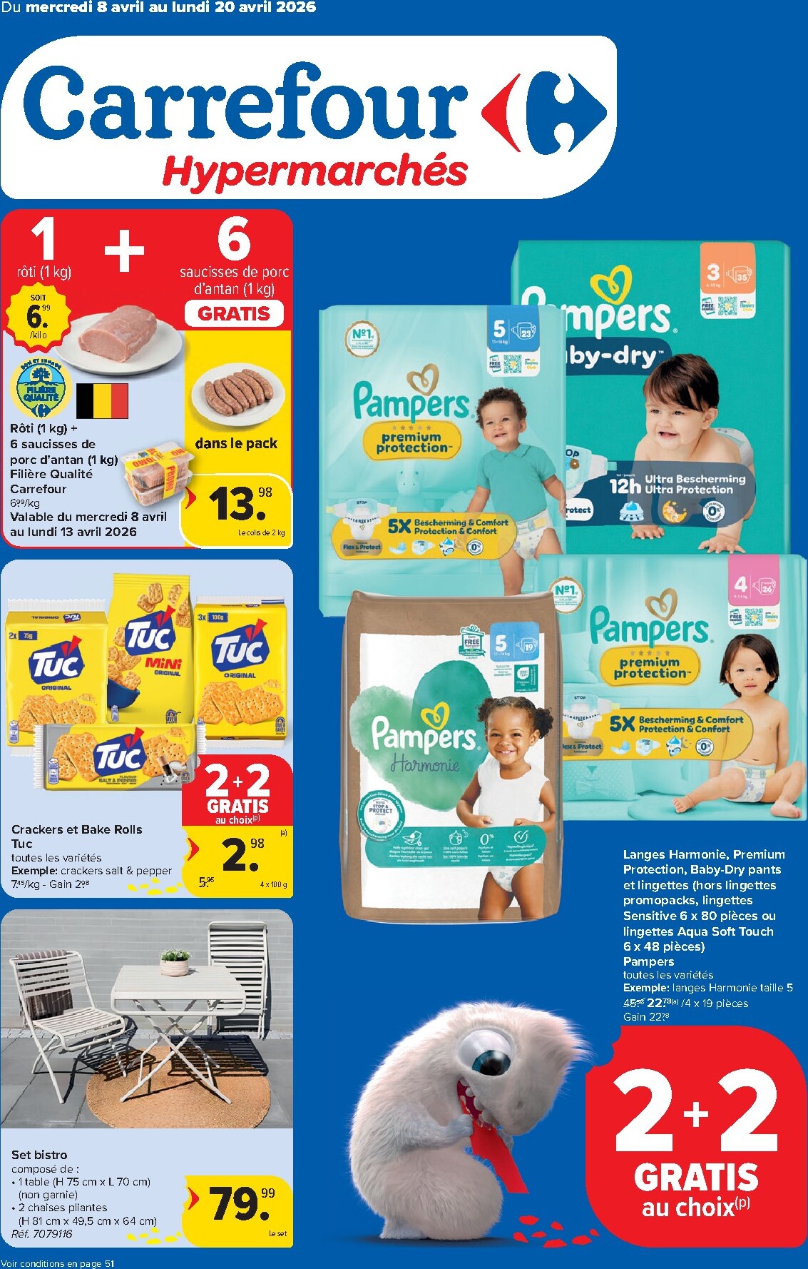 carrefour - De Carrefour Hypermarchés folder geldig vanaf 08/04/2026 t/m 20/04/2026