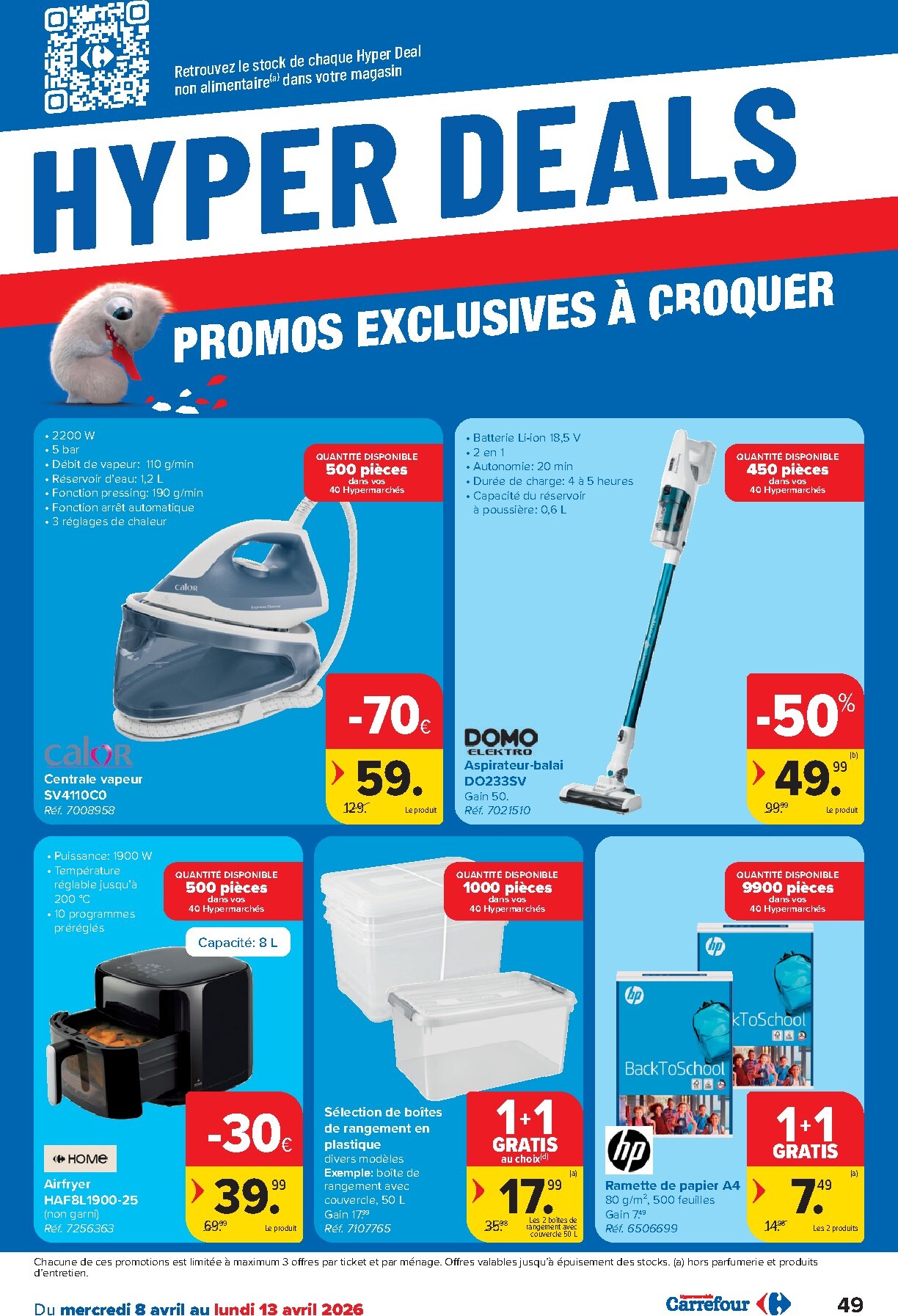 carrefour - De Carrefour Hypermarchés folder geldig vanaf 08/04/2026 t/m 20/04/2026 - page: 49