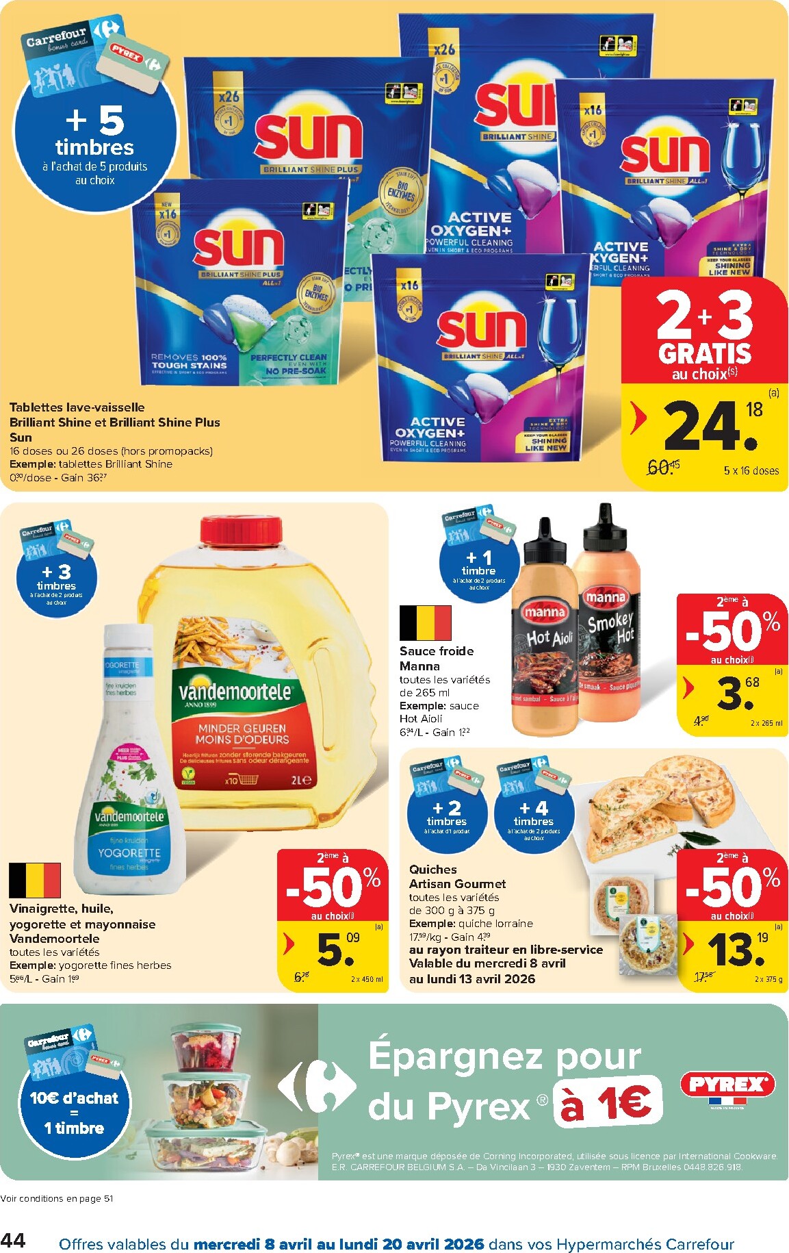 carrefour - De Carrefour Hypermarchés folder geldig vanaf 08/04/2026 t/m 20/04/2026 - page: 44