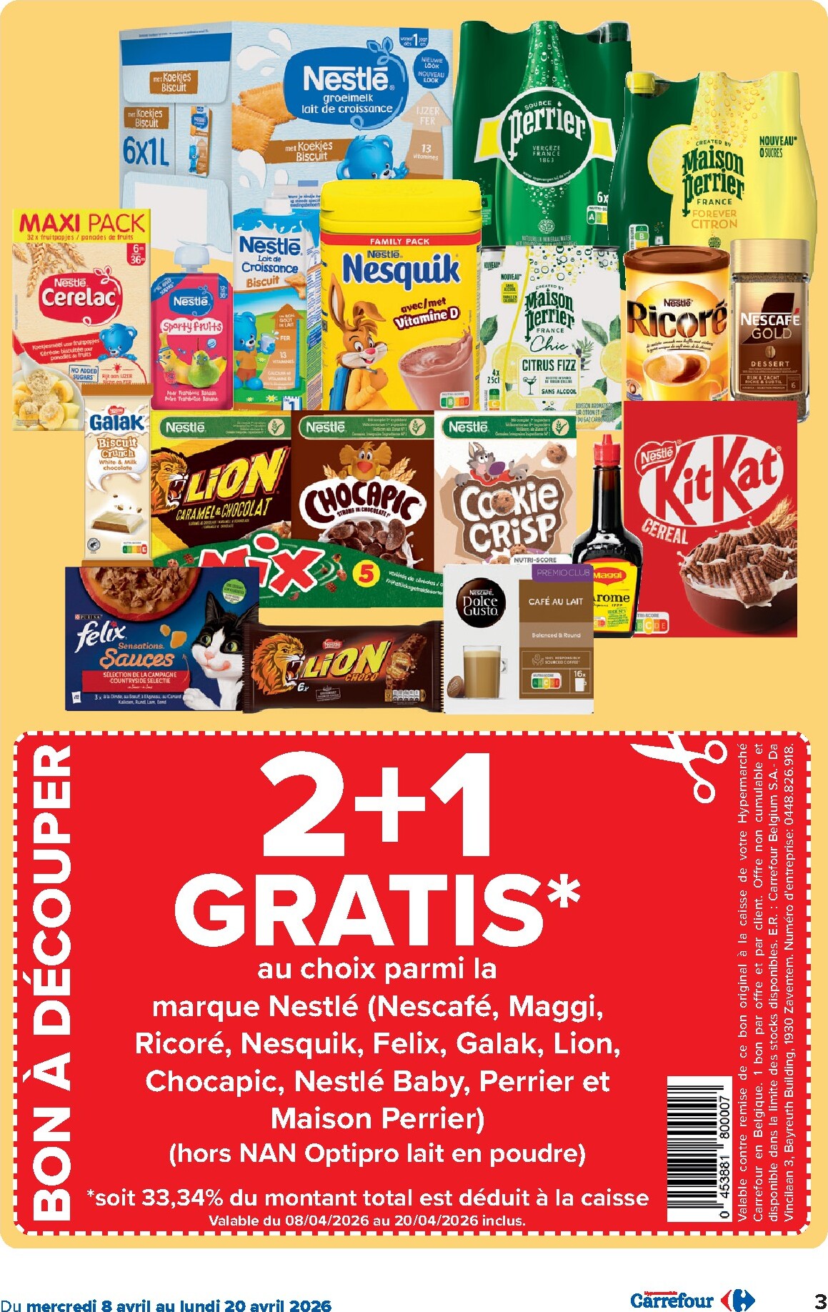 carrefour - De Carrefour Hypermarchés folder geldig vanaf 08/04/2026 t/m 20/04/2026 - page: 3