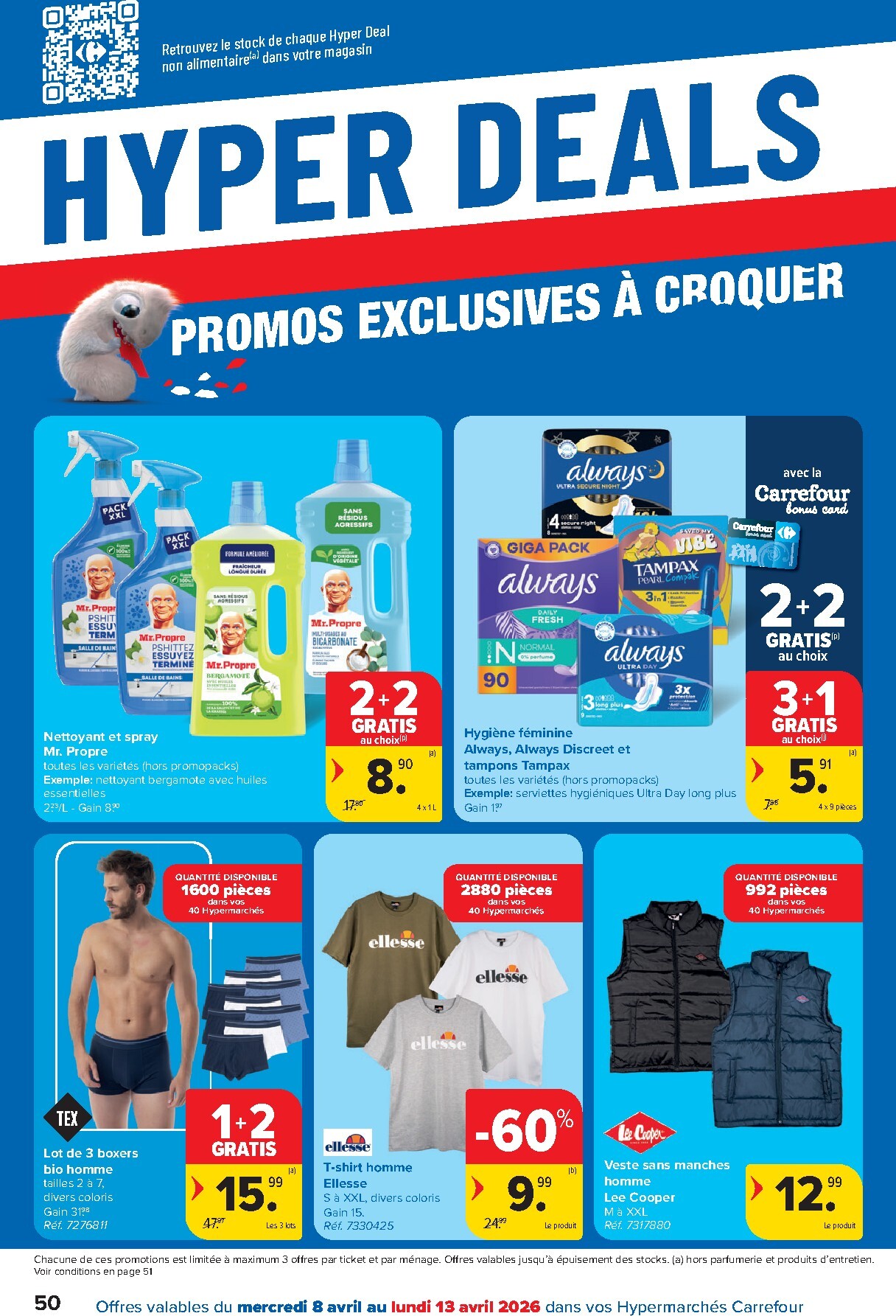 carrefour - De Carrefour Hypermarchés folder geldig vanaf 08/04/2026 t/m 20/04/2026 - page: 50