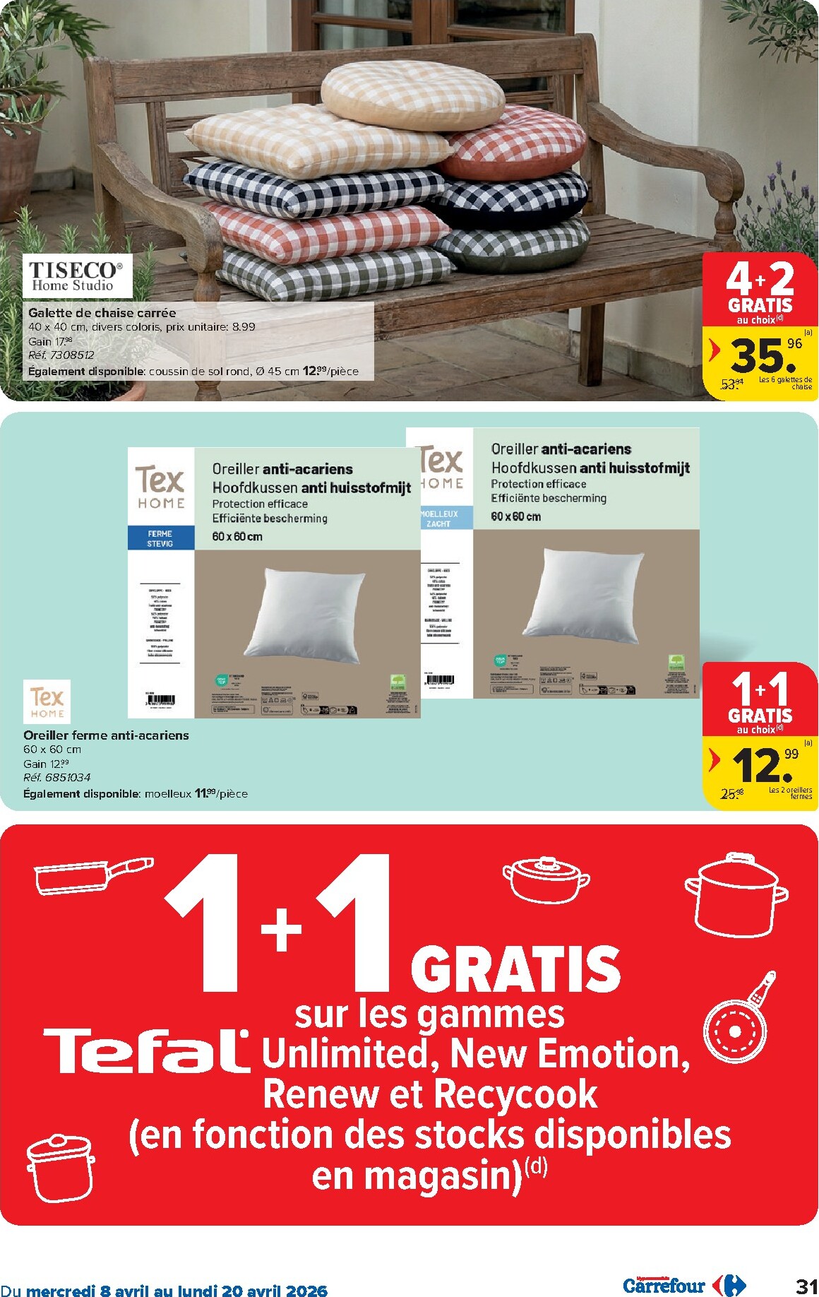 carrefour - De Carrefour Hypermarchés folder geldig vanaf 08/04/2026 t/m 20/04/2026 - page: 31