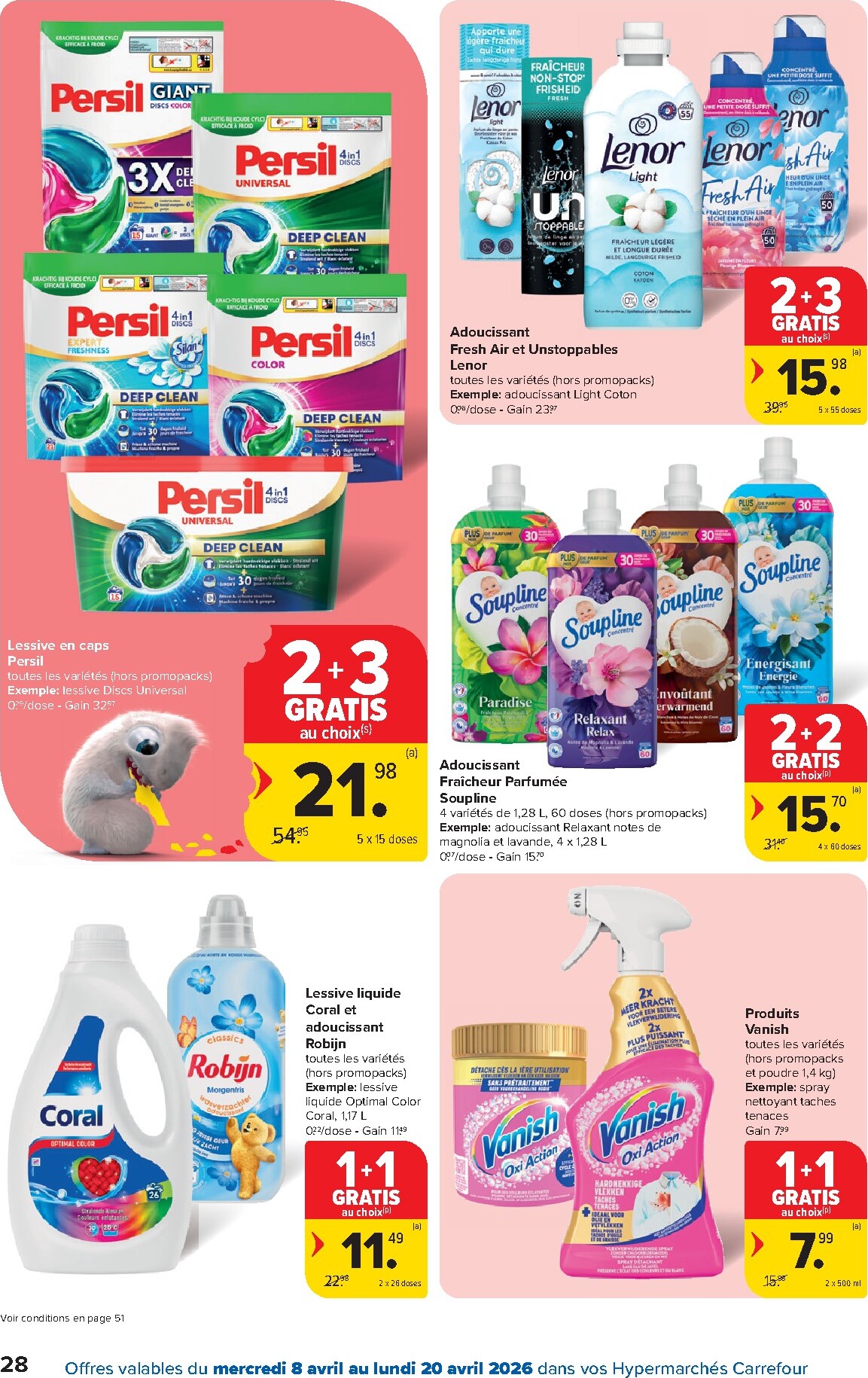 carrefour - De Carrefour Hypermarchés folder geldig vanaf 08/04/2026 t/m 20/04/2026 - page: 28