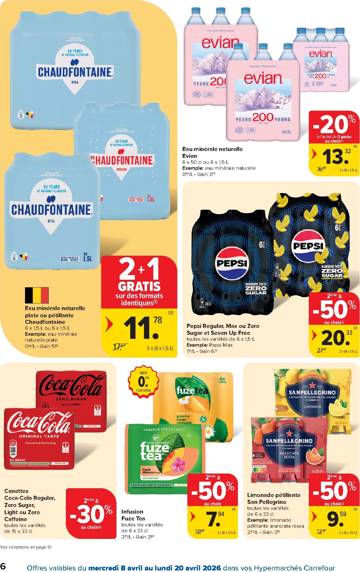 carrefour - De Carrefour Hypermarchés folder geldig vanaf 08/04/2026 t/m 20/04/2026 - page: 6