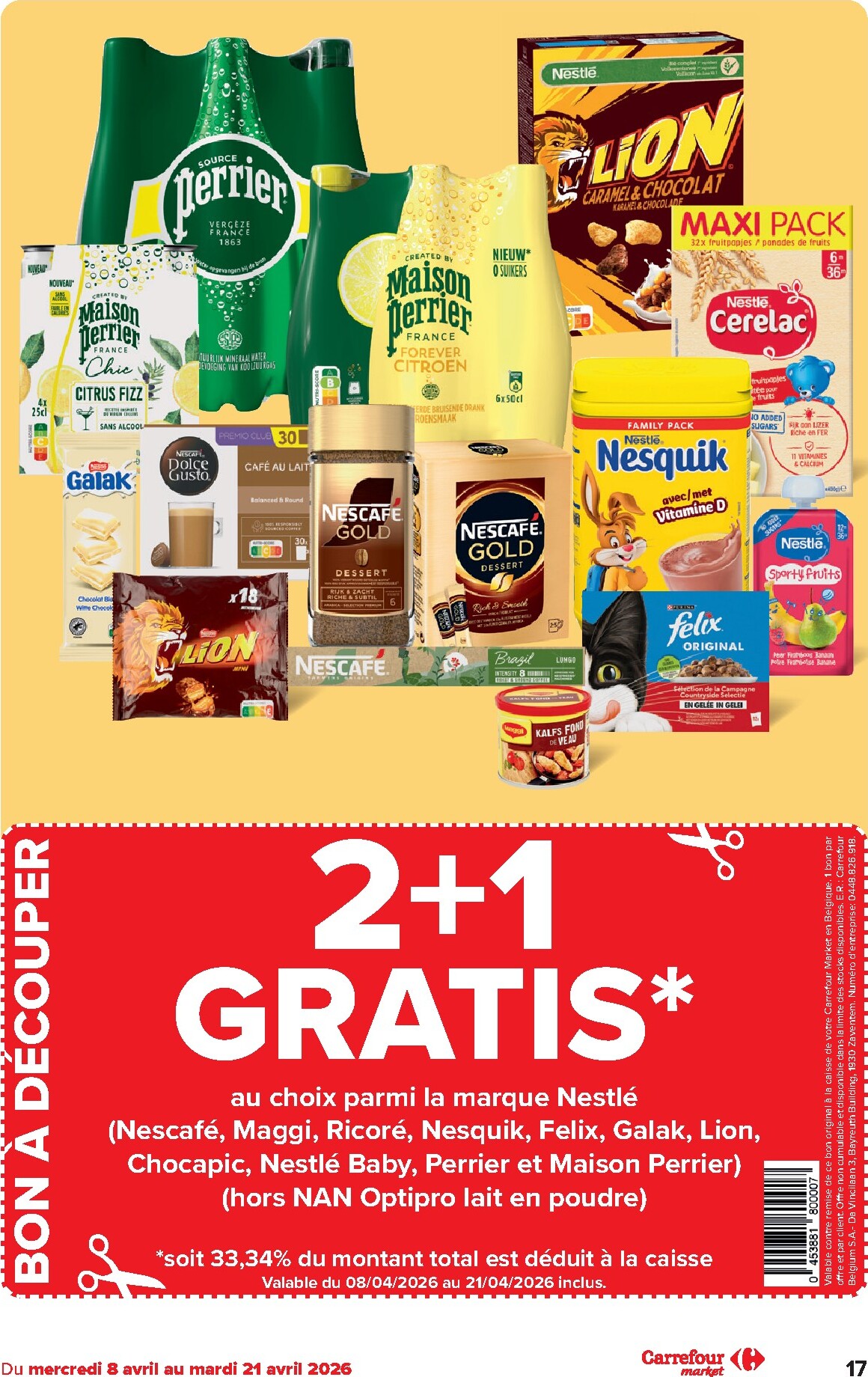 carrefour - Huidige Carrefour Market folder geldig van woensdag 08/04/2026 tot dinsdag 14/04/2026 - page: 17