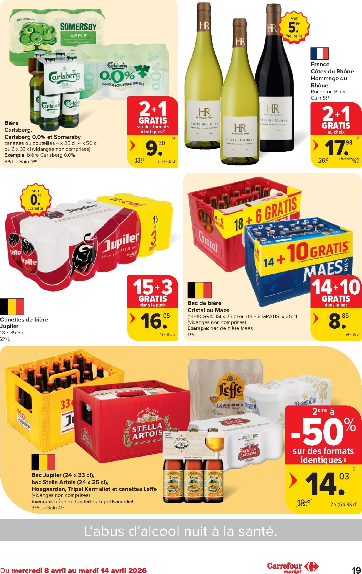 carrefour - Huidige Carrefour Market folder geldig van woensdag 08/04/2026 tot dinsdag 14/04/2026 - page: 19
