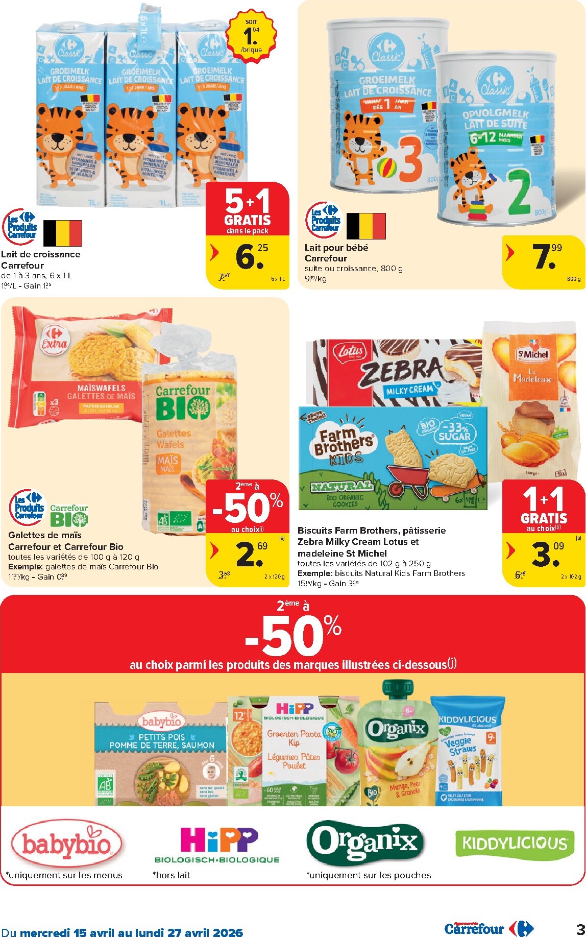 carrefour - Toekomstige Carrefour Hypermarchés folder geldig van woensdag 15/04/2026 tot maandag 27/04/2026 - page: 3