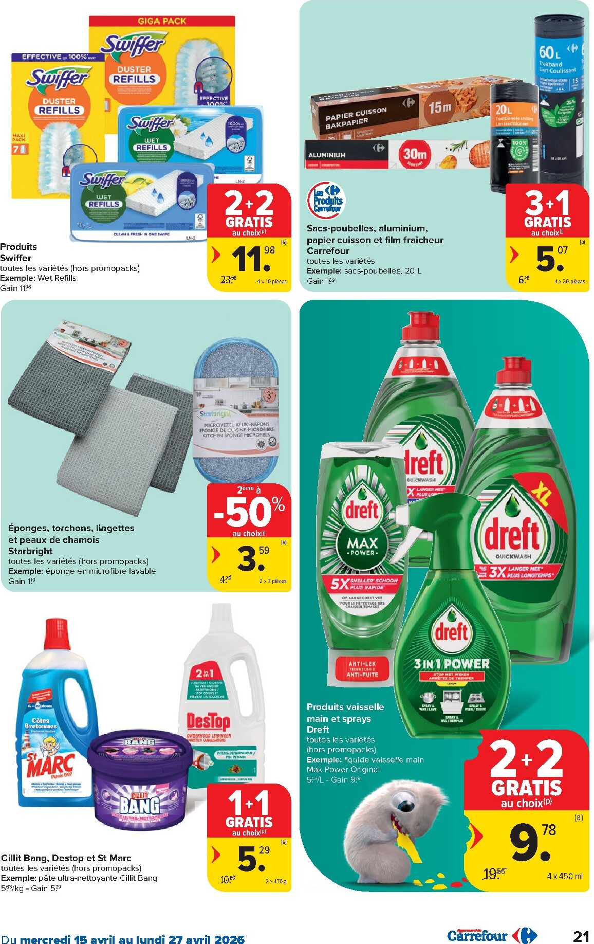carrefour - Toekomstige Carrefour Hypermarchés folder geldig van woensdag 15/04/2026 tot maandag 27/04/2026 - page: 21