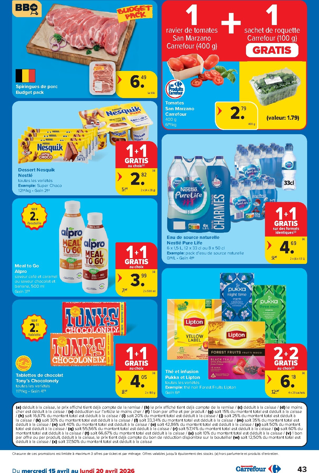 carrefour - Toekomstige Carrefour Hypermarchés folder geldig van woensdag 15/04/2026 tot maandag 27/04/2026 - page: 43