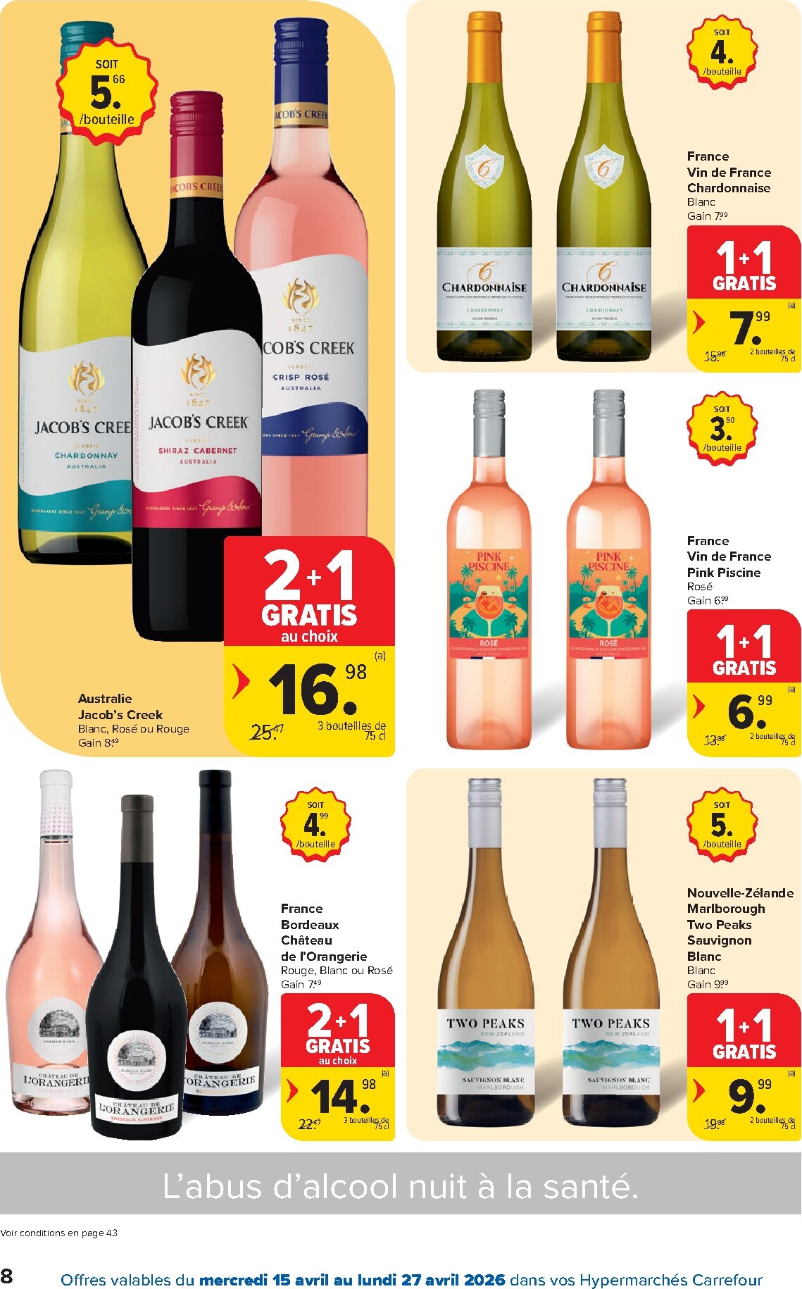 carrefour - Toekomstige Carrefour Hypermarchés folder geldig van woensdag 15/04/2026 tot maandag 27/04/2026 - page: 8