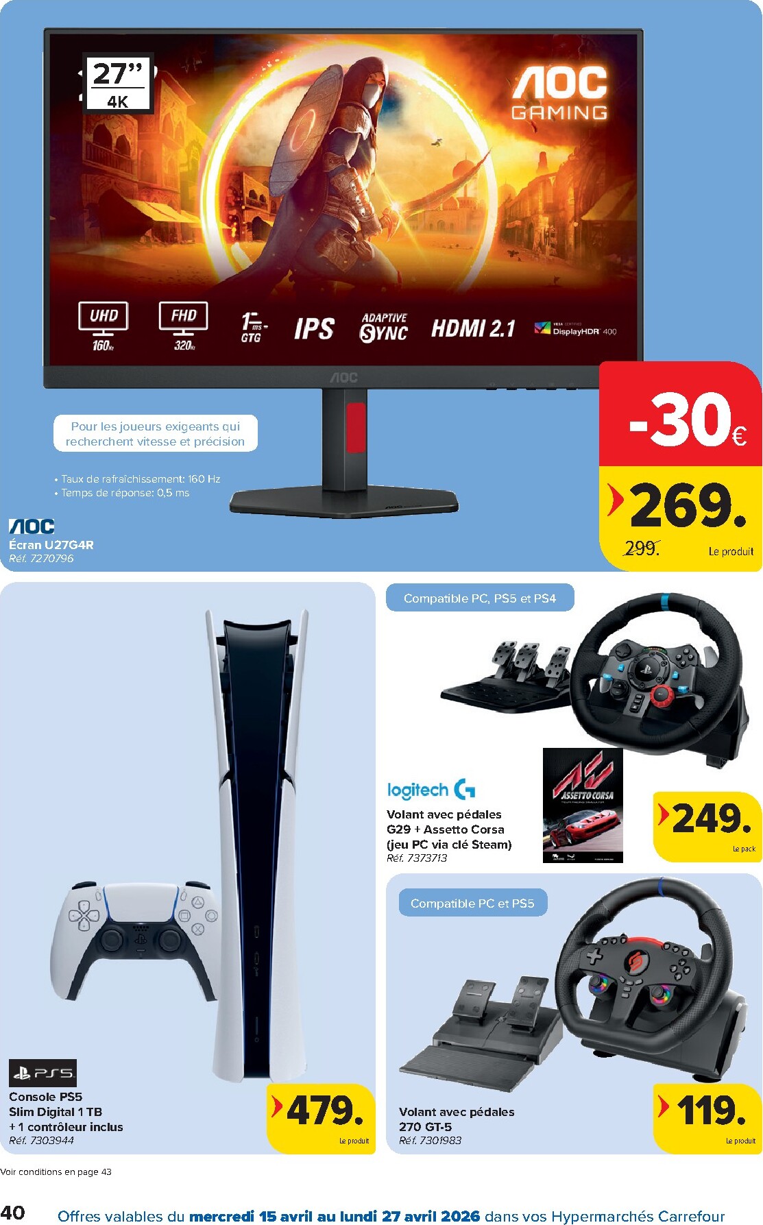 carrefour - Toekomstige Carrefour Hypermarchés folder geldig van woensdag 15/04/2026 tot maandag 27/04/2026 - page: 40