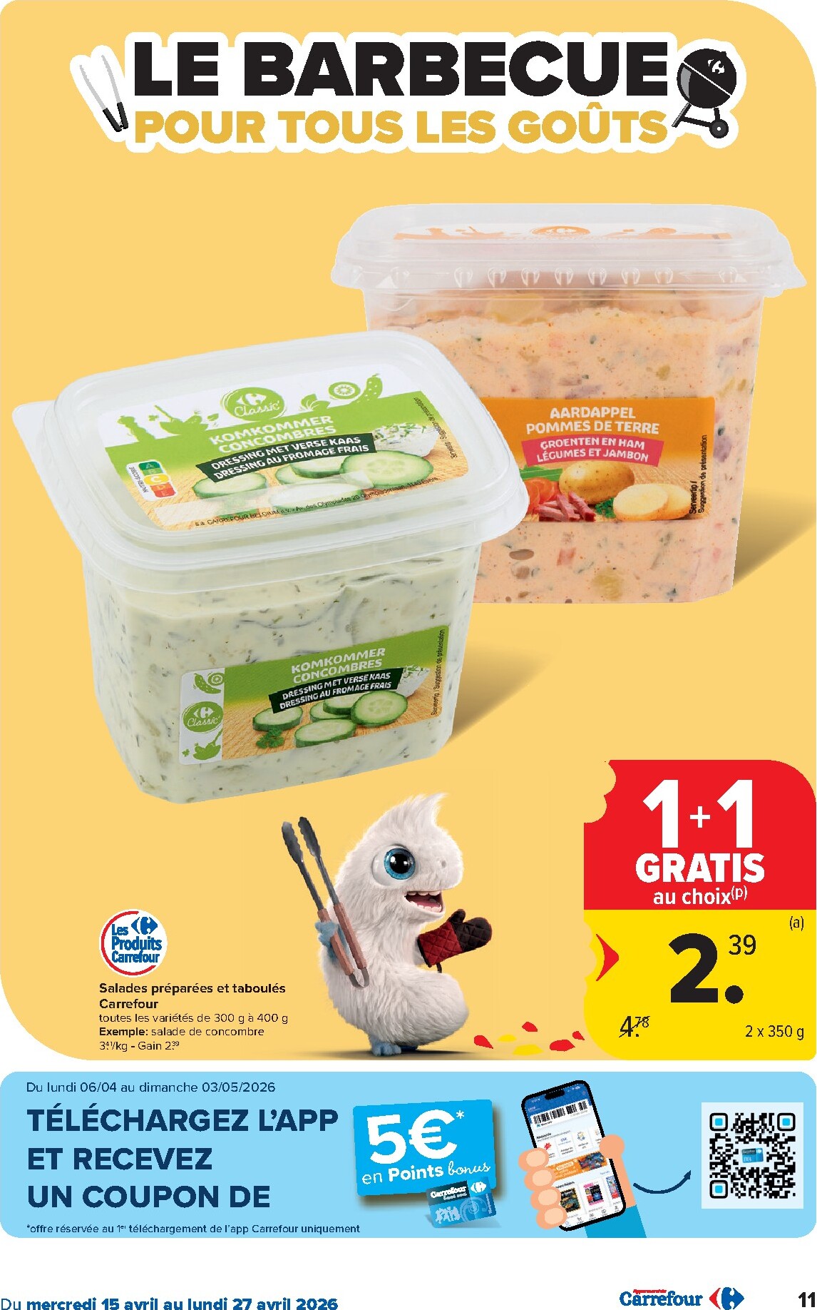 carrefour - Toekomstige Carrefour Hypermarchés folder geldig van woensdag 15/04/2026 tot maandag 27/04/2026 - page: 11