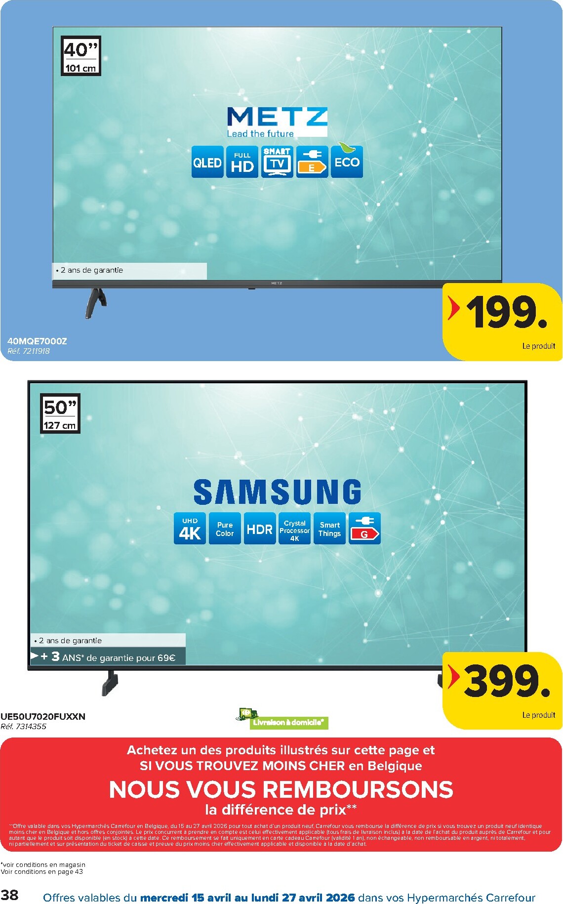 carrefour - Toekomstige Carrefour Hypermarchés folder geldig van woensdag 15/04/2026 tot maandag 27/04/2026 - page: 38