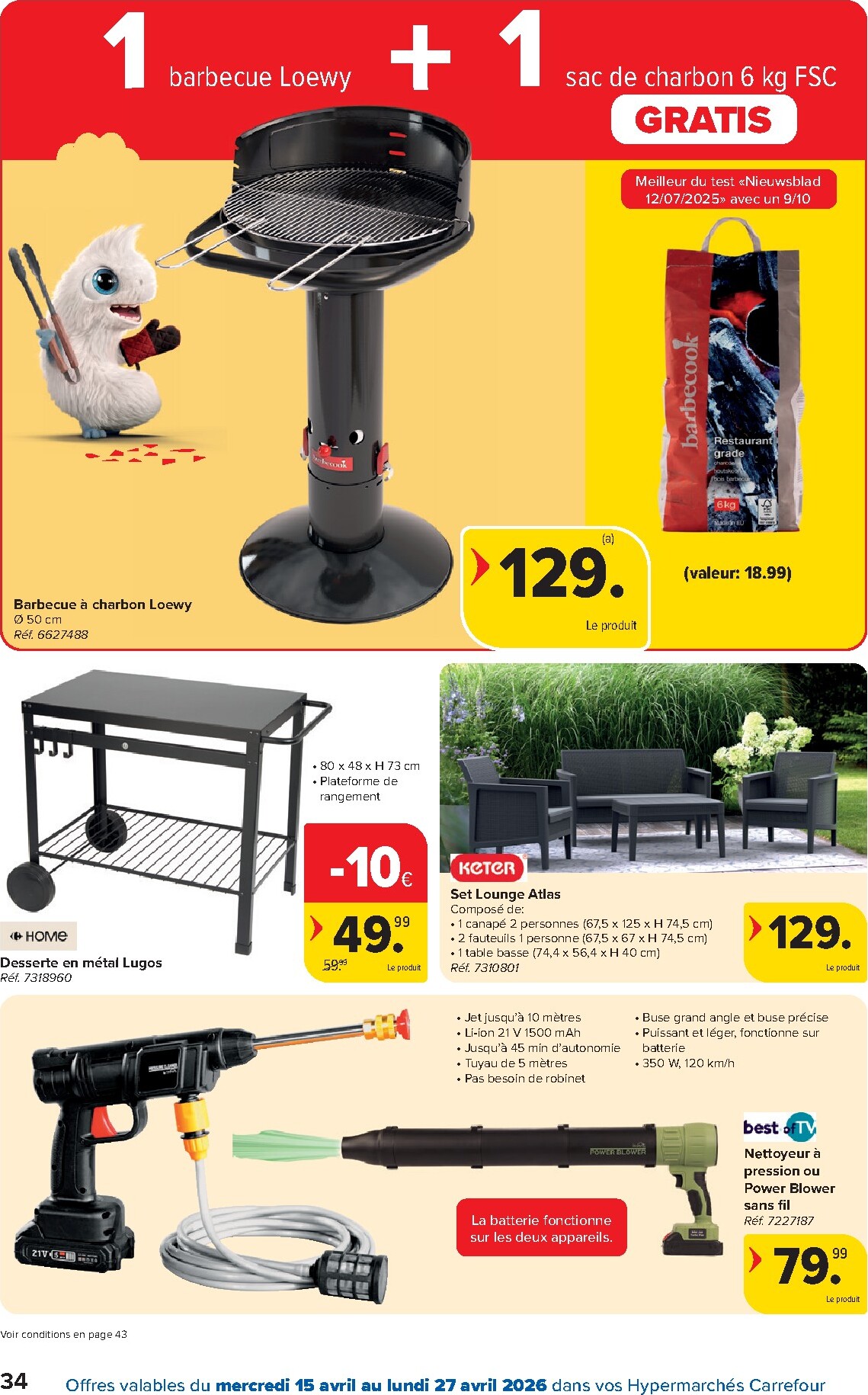 carrefour - Toekomstige Carrefour Hypermarchés folder geldig van woensdag 15/04/2026 tot maandag 27/04/2026 - page: 34