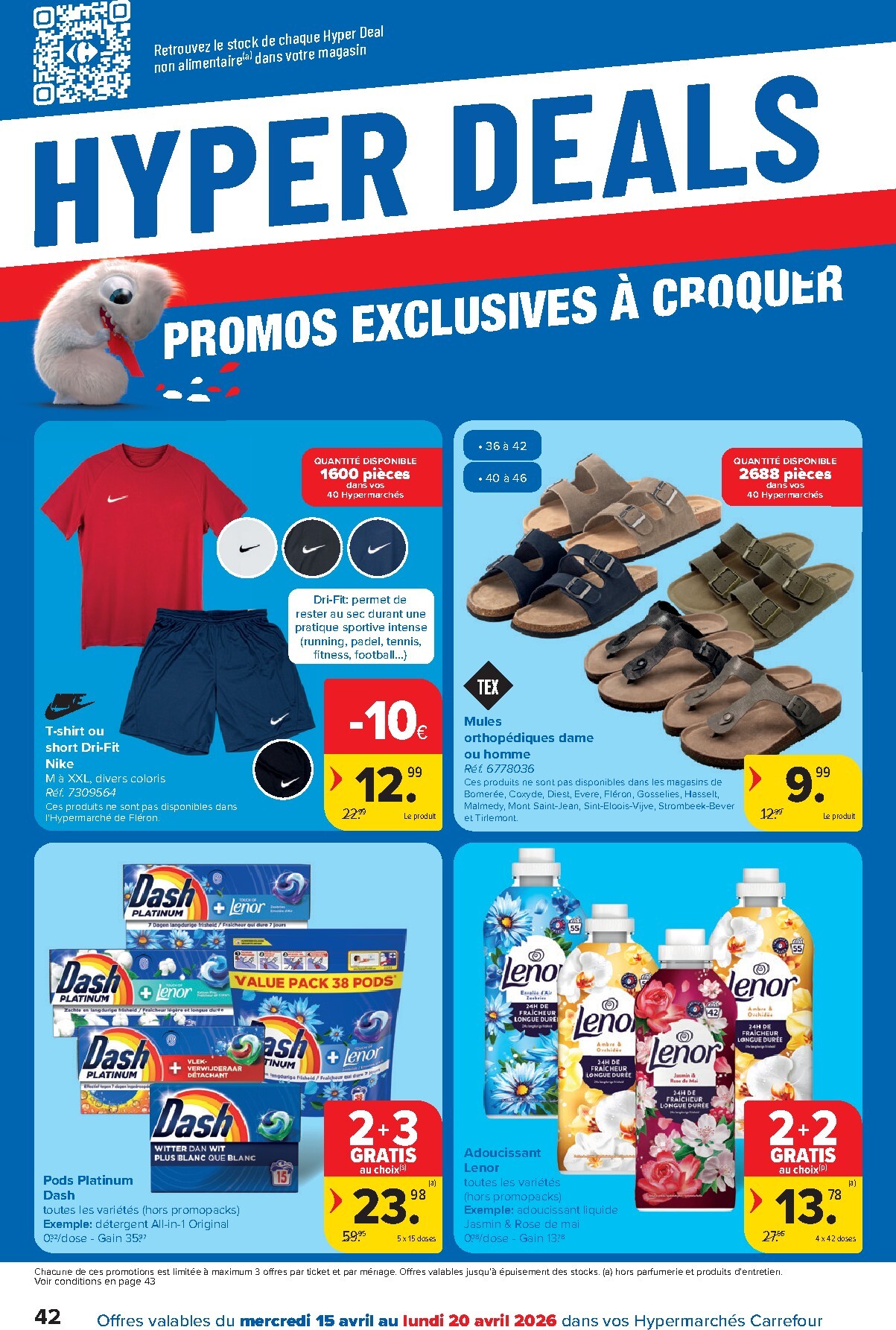 carrefour - Toekomstige Carrefour Hypermarchés folder geldig van woensdag 15/04/2026 tot maandag 27/04/2026 - page: 42