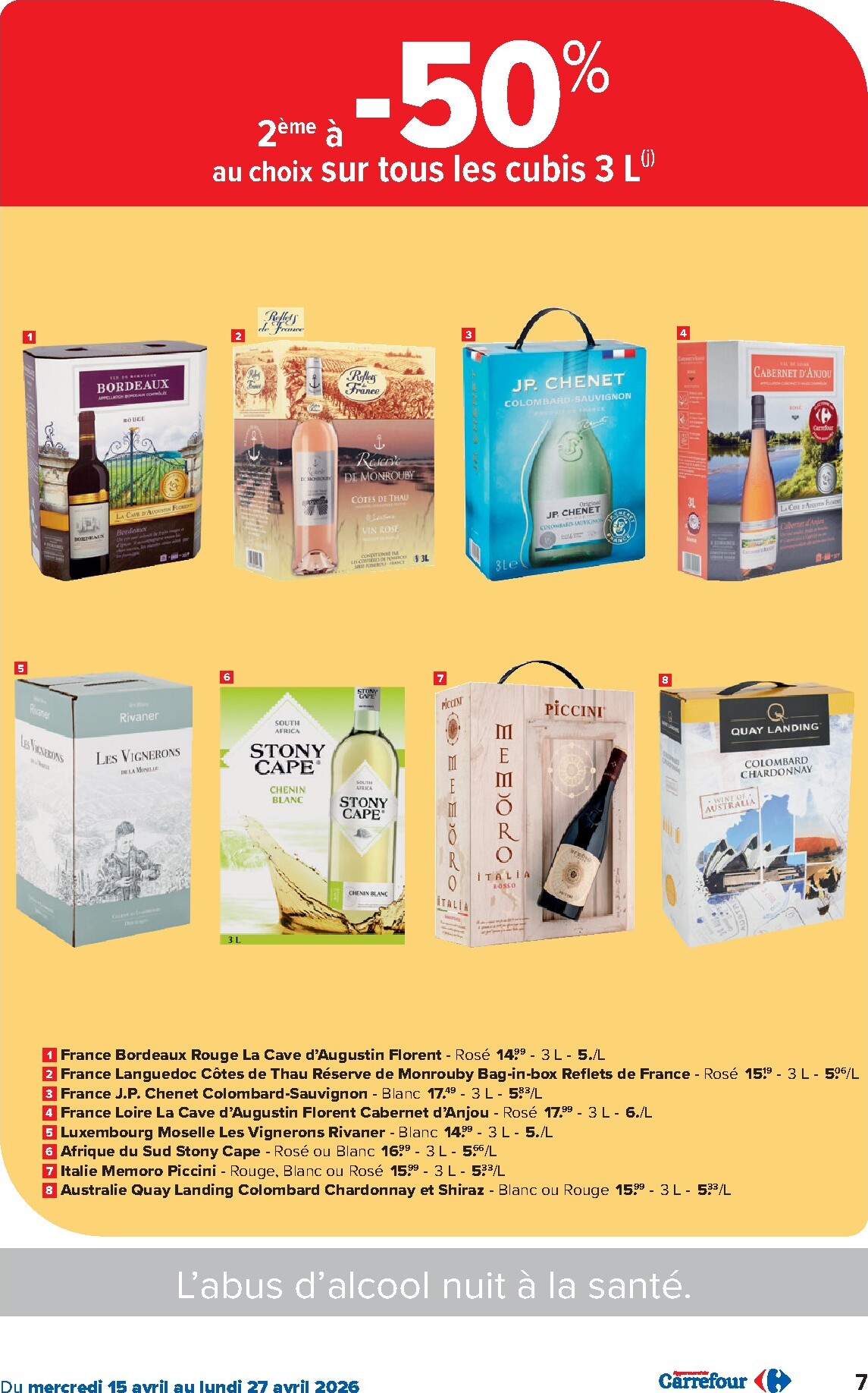 carrefour - Toekomstige Carrefour Hypermarchés folder geldig van woensdag 15/04/2026 tot maandag 27/04/2026 - page: 7