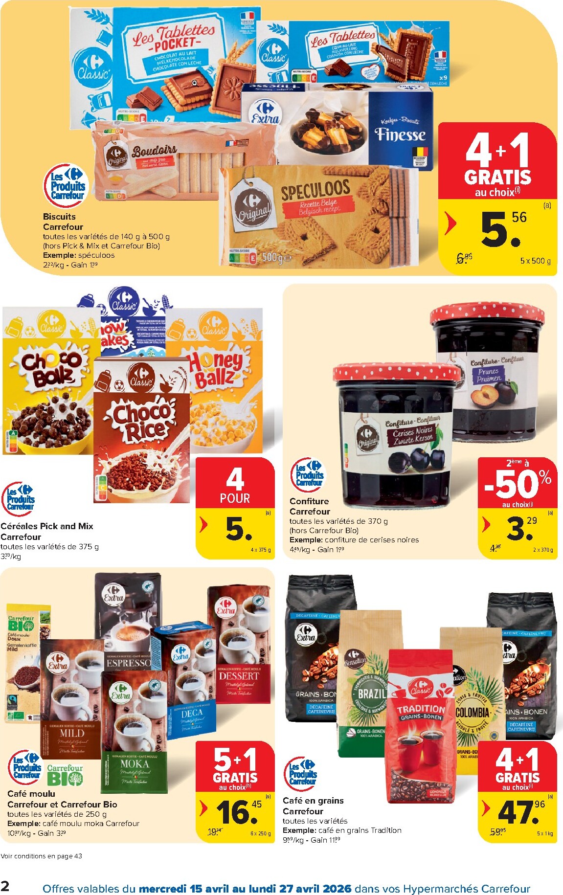 carrefour - Toekomstige Carrefour Hypermarchés folder geldig van woensdag 15/04/2026 tot maandag 27/04/2026 - page: 2