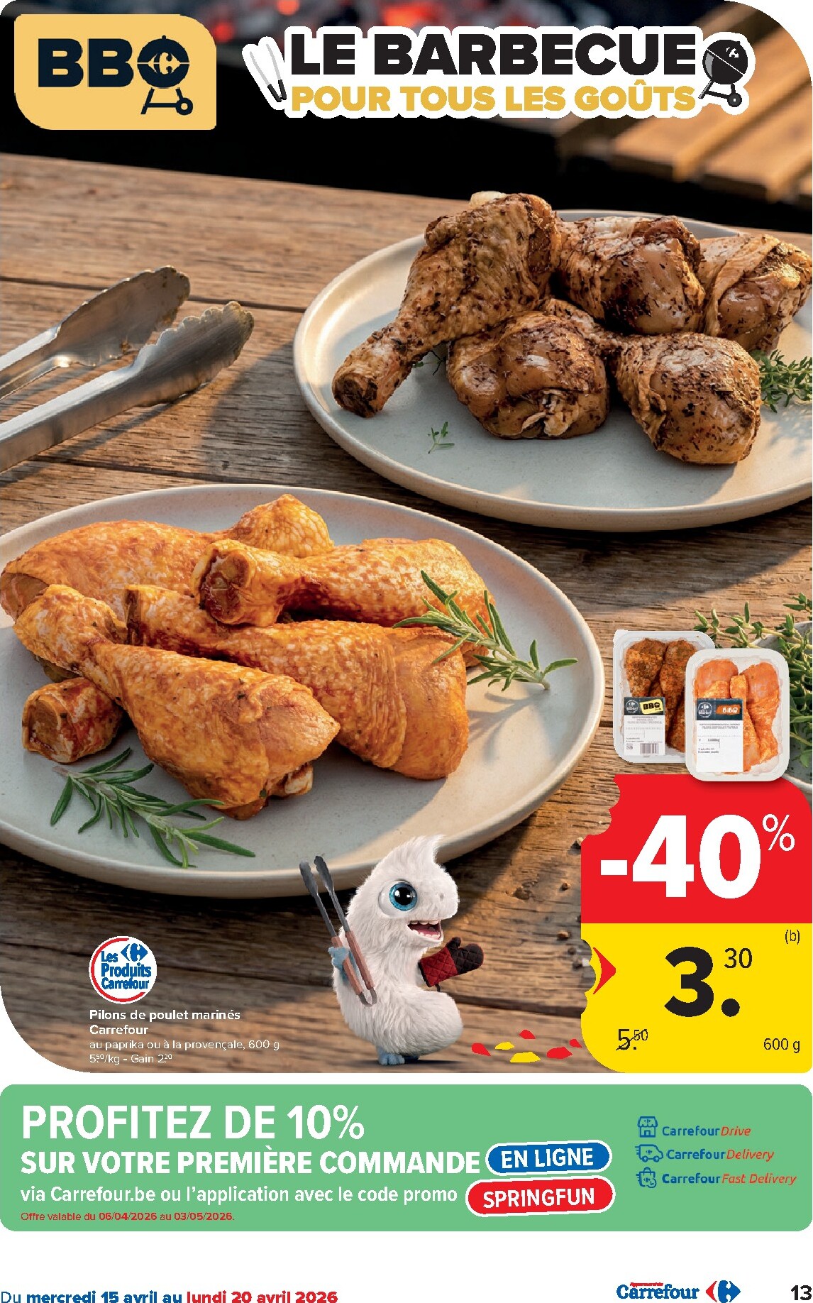 carrefour - Toekomstige Carrefour Hypermarchés folder geldig van woensdag 15/04/2026 tot maandag 27/04/2026 - page: 13