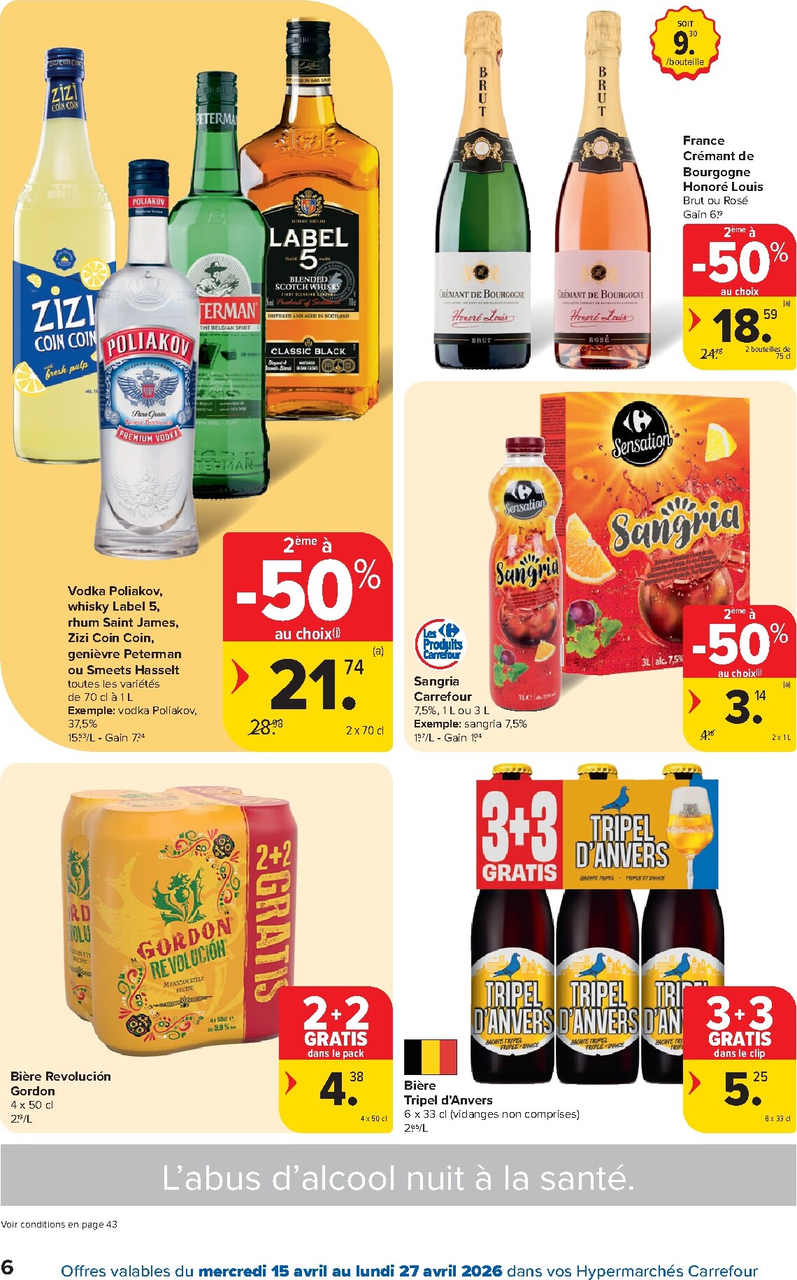 carrefour - Toekomstige Carrefour Hypermarchés folder geldig van woensdag 15/04/2026 tot maandag 27/04/2026 - page: 6