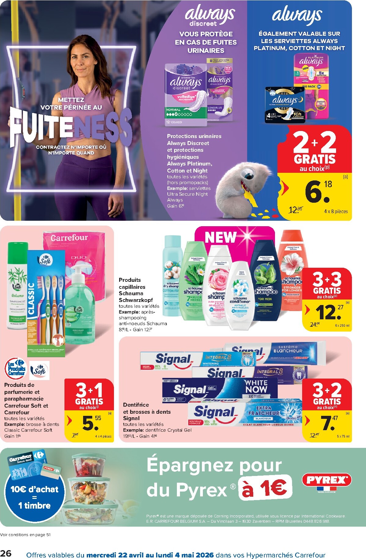 carrefour - Carrefour Hypermarchés folder voor volgende week van woensdag 22/04/2026 tot maandag 04/05/2026 - page: 26