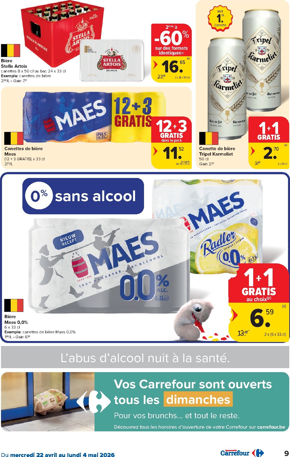 carrefour - Carrefour Hypermarchés folder voor volgende week van woensdag 22/04/2026 tot maandag 04/05/2026 - page: 9