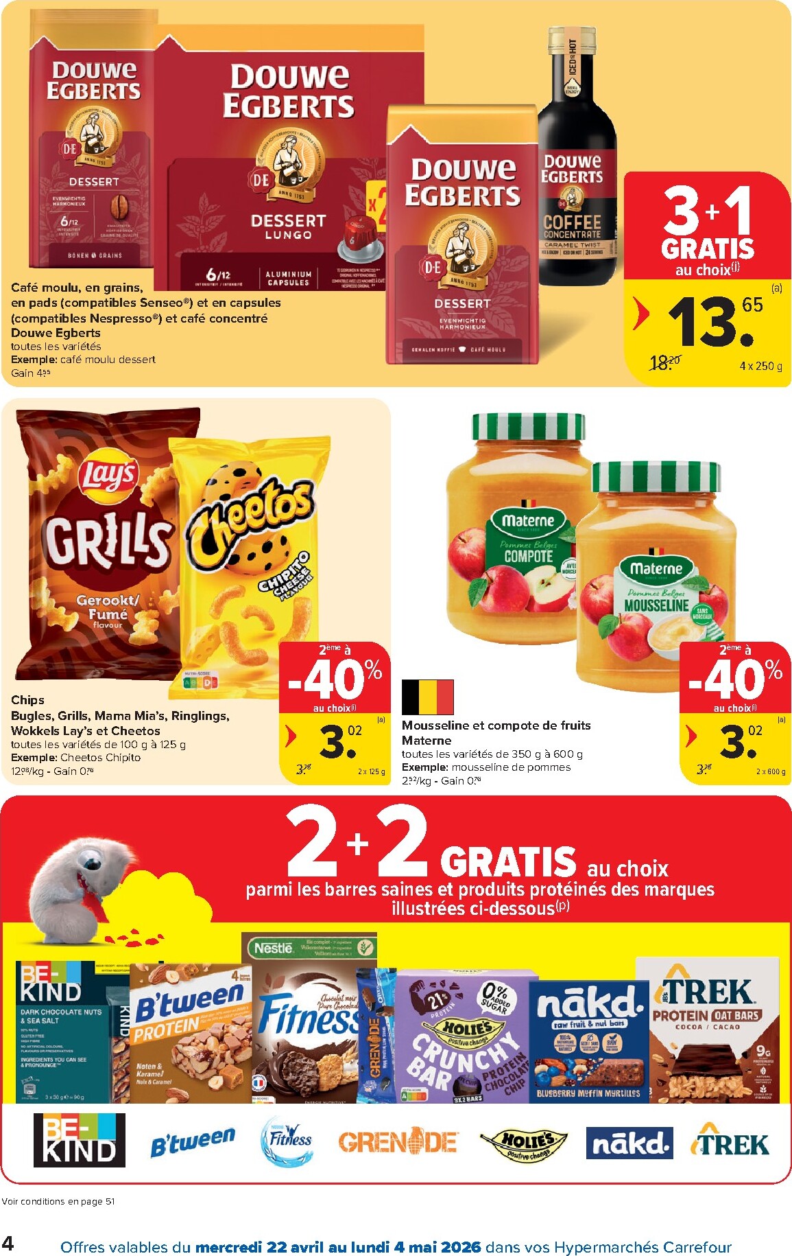 carrefour - Carrefour Hypermarchés folder voor volgende week van woensdag 22/04/2026 tot maandag 04/05/2026 - page: 4