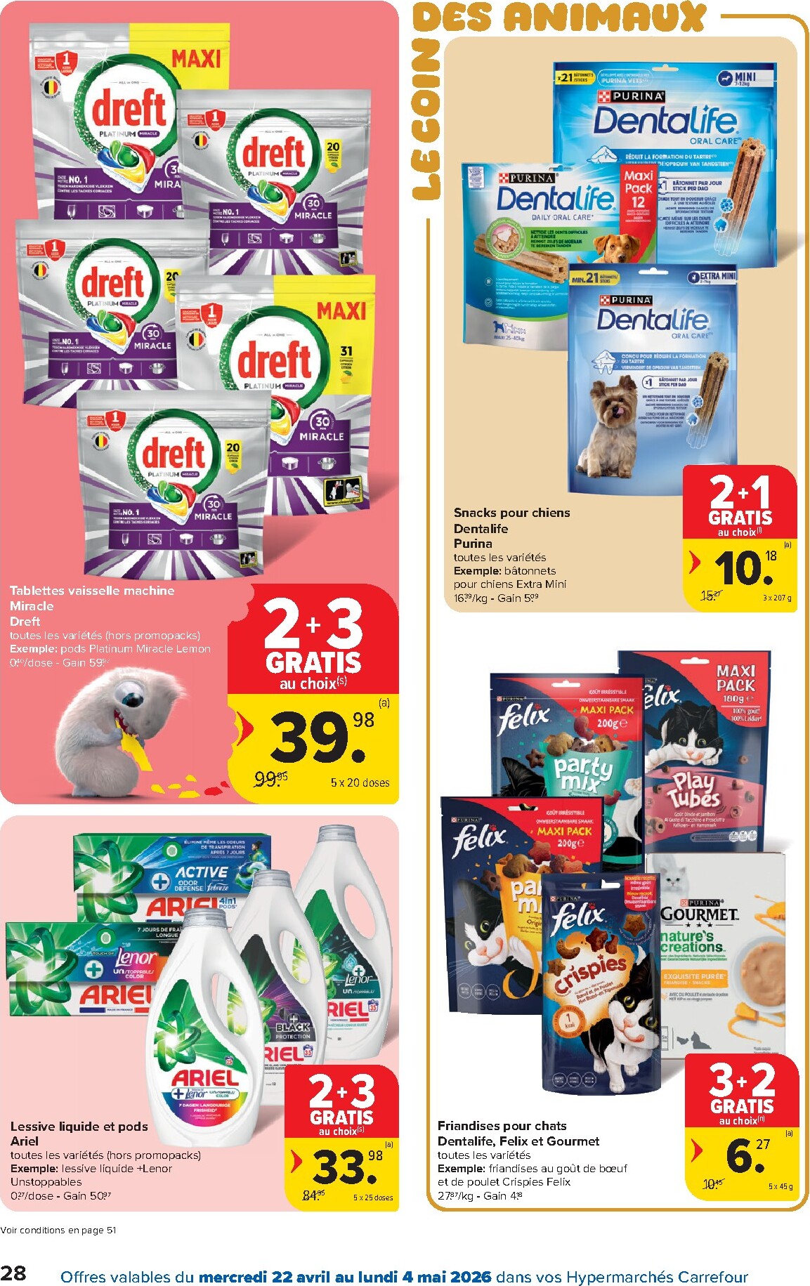 carrefour - Carrefour Hypermarchés folder voor volgende week van woensdag 22/04/2026 tot maandag 04/05/2026 - page: 28