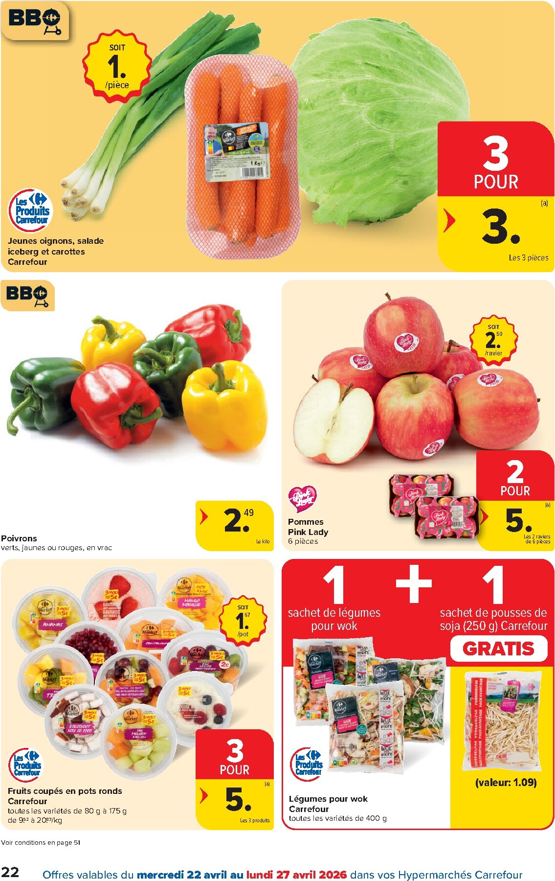 carrefour - Carrefour Hypermarchés folder voor volgende week van woensdag 22/04/2026 tot maandag 04/05/2026 - page: 22