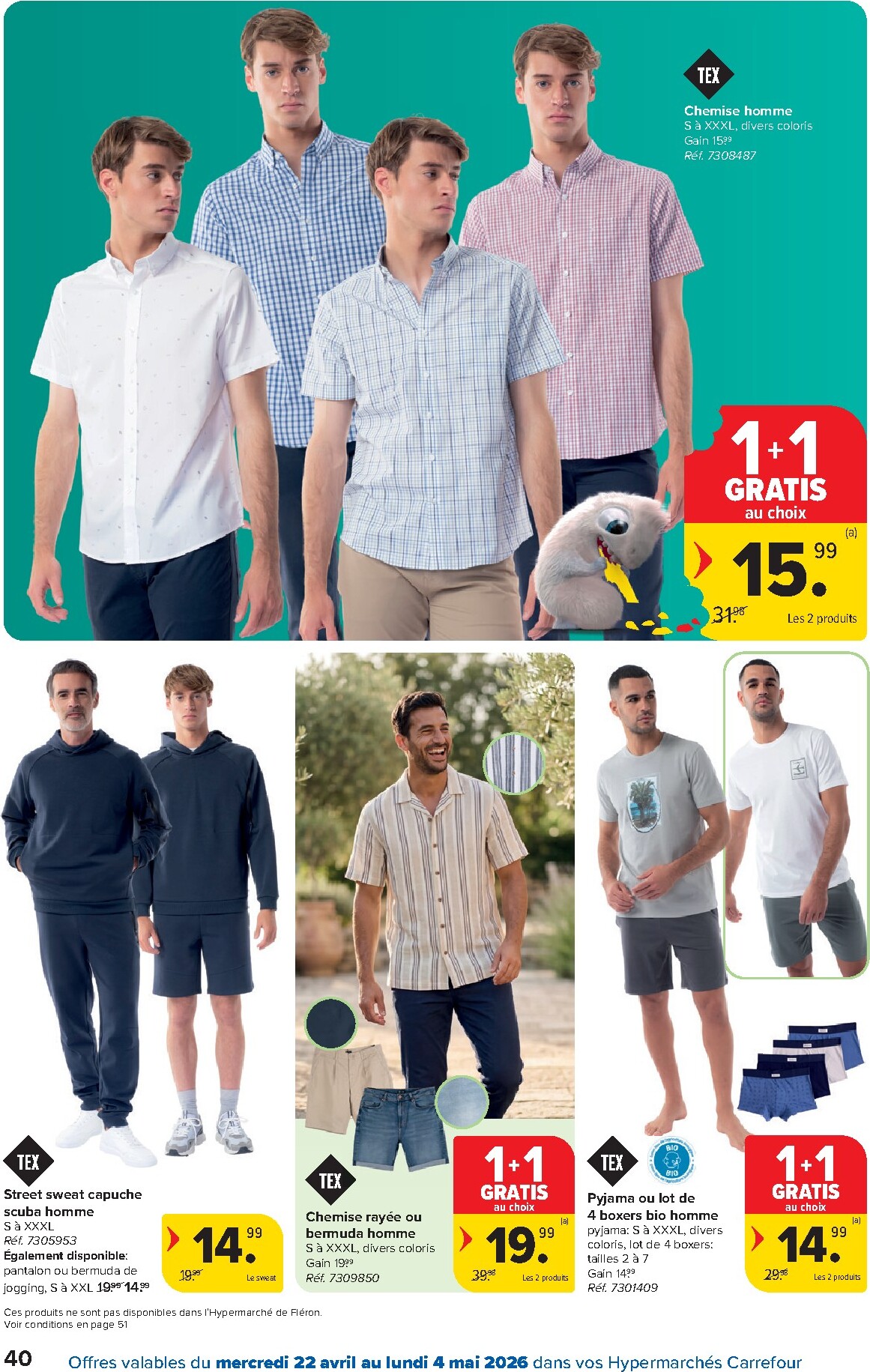 carrefour - Carrefour Hypermarchés folder voor volgende week van woensdag 22/04/2026 tot maandag 04/05/2026 - page: 40